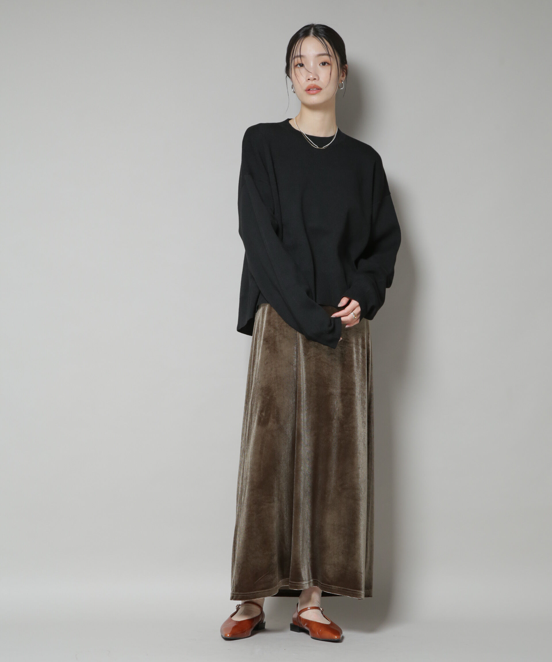 nano･universe「毛玉抑制ニットプルオーバー(セットアップ可)」|ニット・セーター|