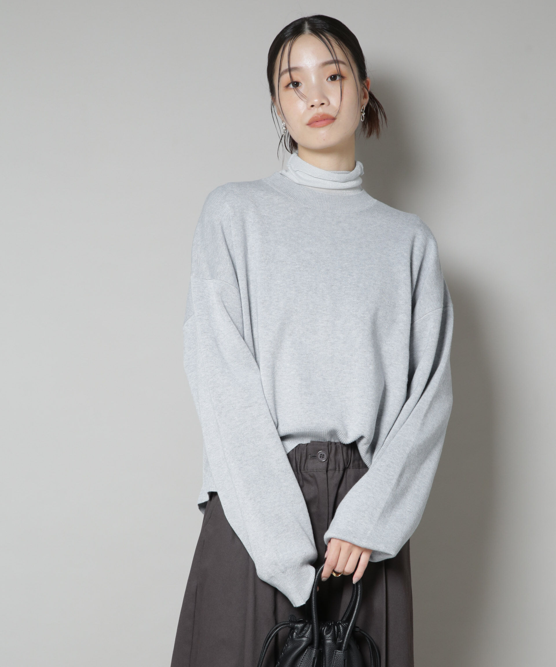 nano･universe「毛玉抑制ニットプルオーバー(セットアップ可)」|ニット・セーター|