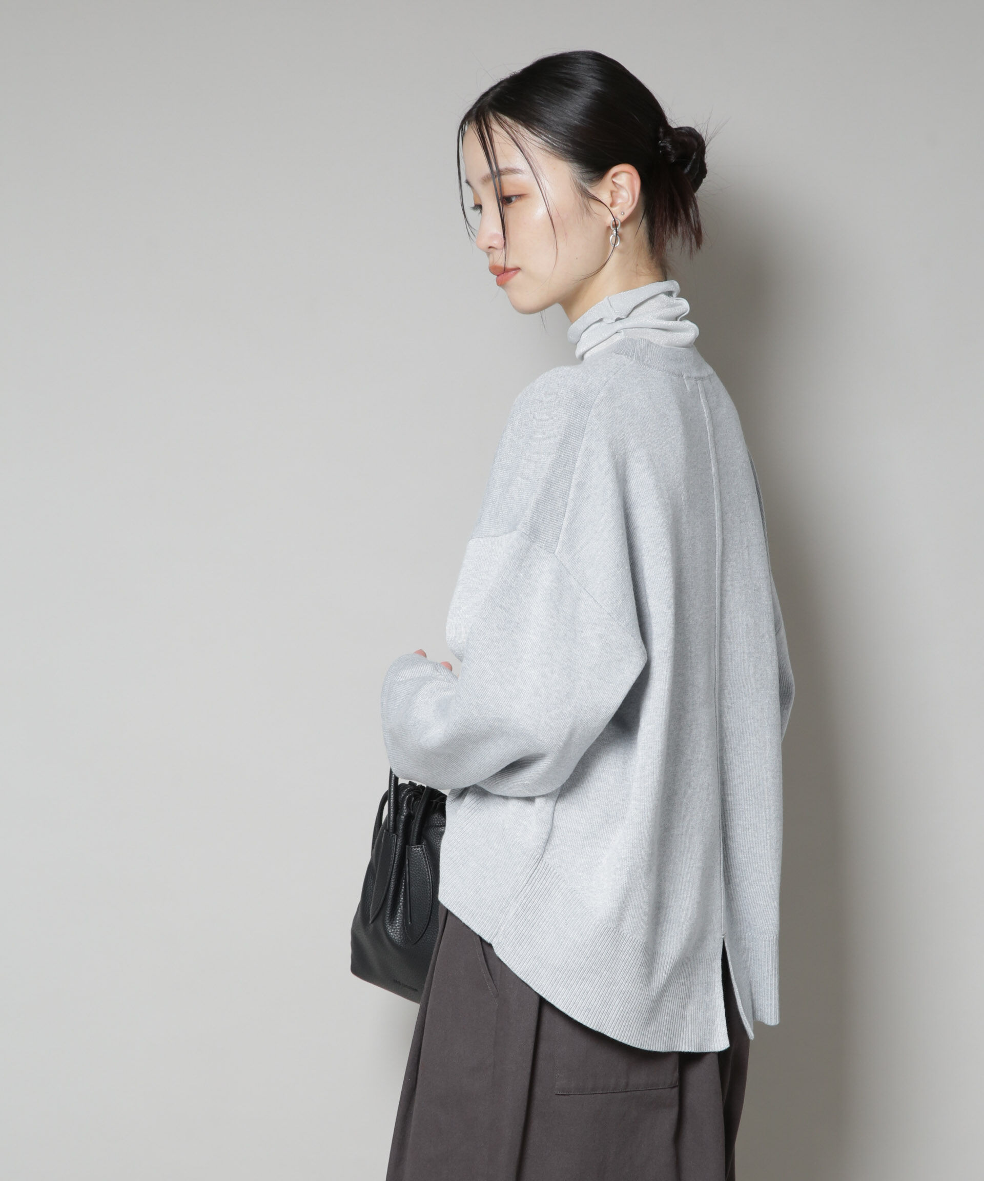 nano･universe「毛玉抑制ニットプルオーバー(セットアップ可)」|ニット・セーター|