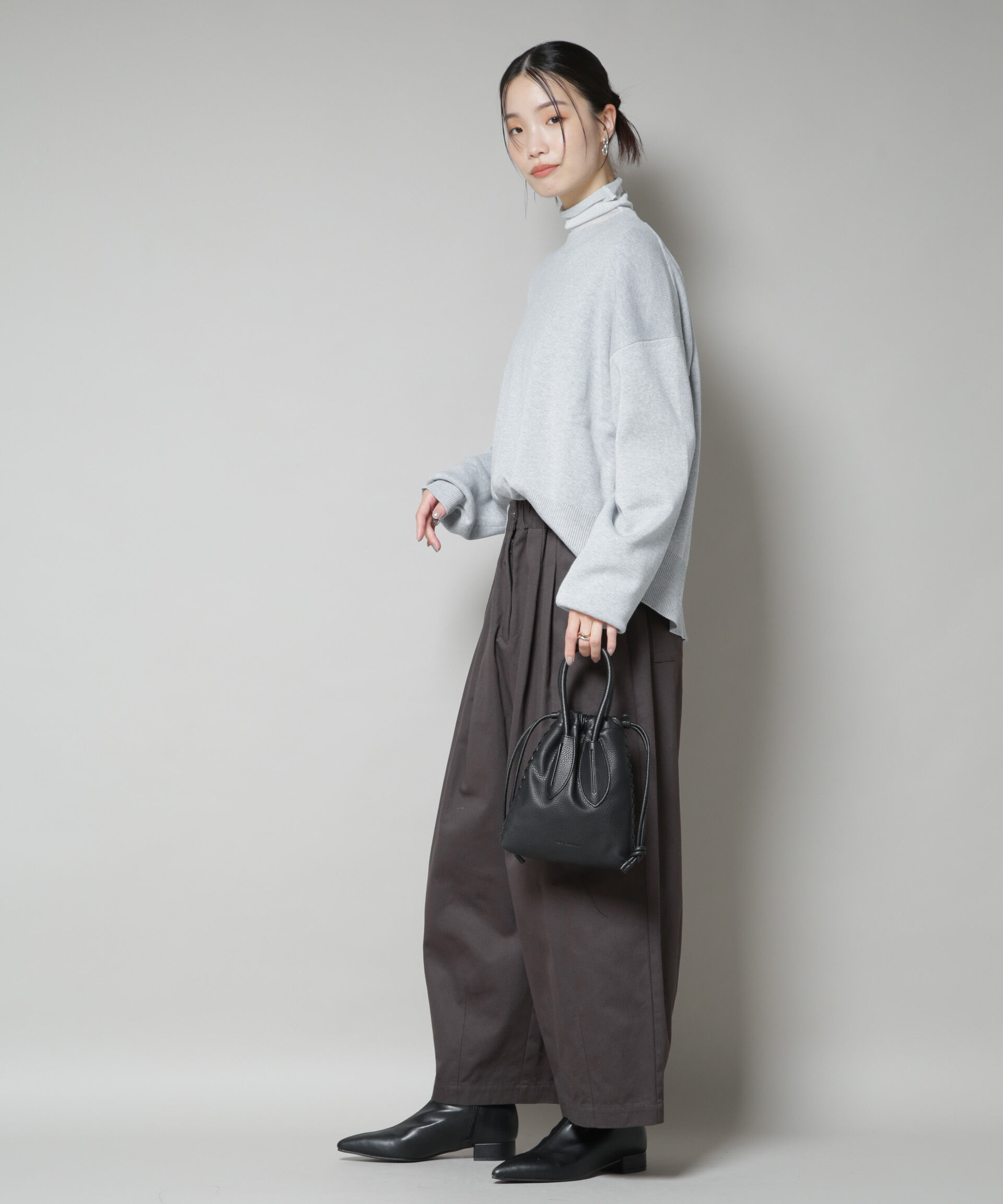 nano･universe「毛玉抑制ニットプルオーバー(セットアップ可)」|ニット・セーター|