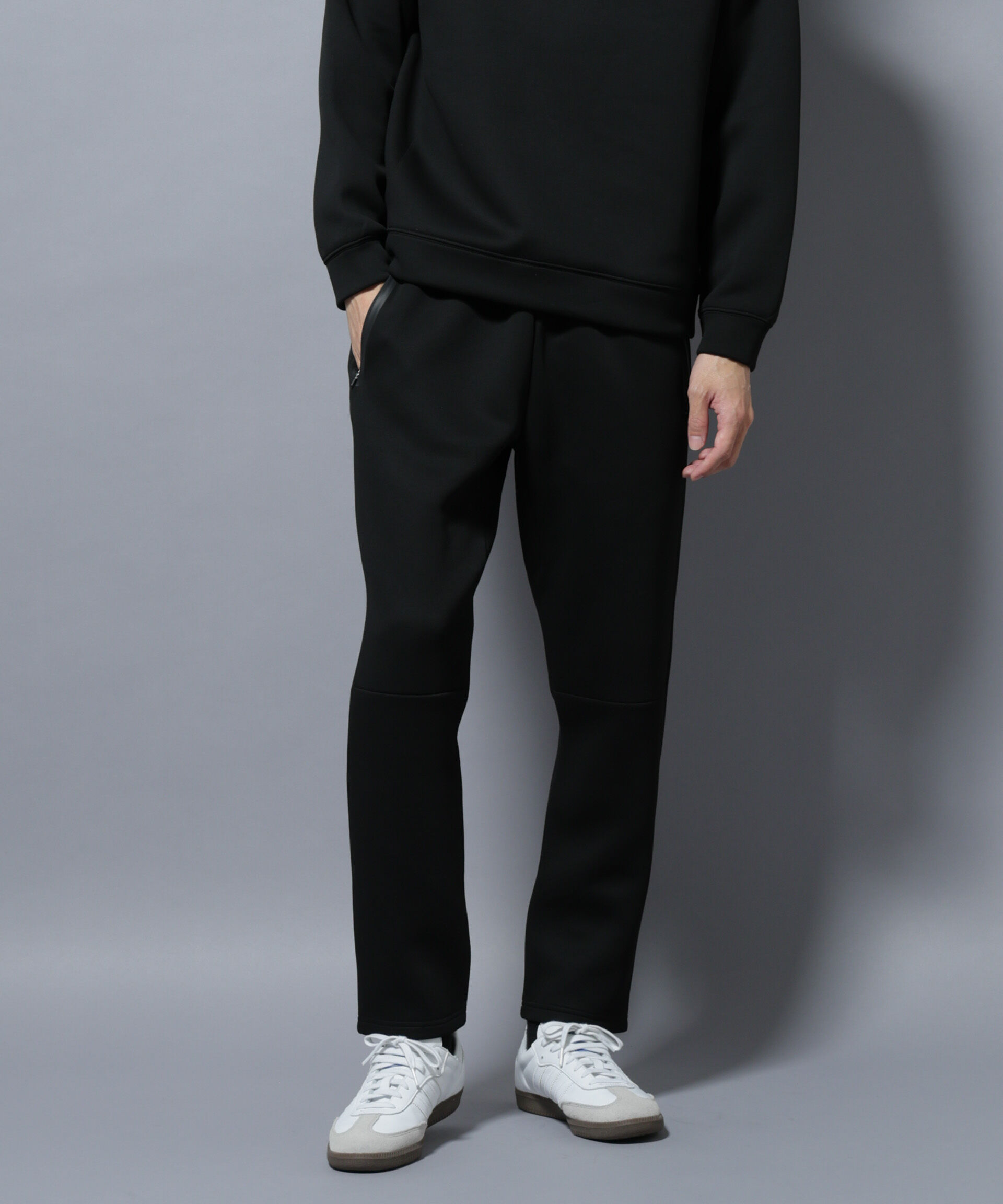 nano･universe「パネルダンボールジョガーパンツ（セットアップ可）」|チノ|