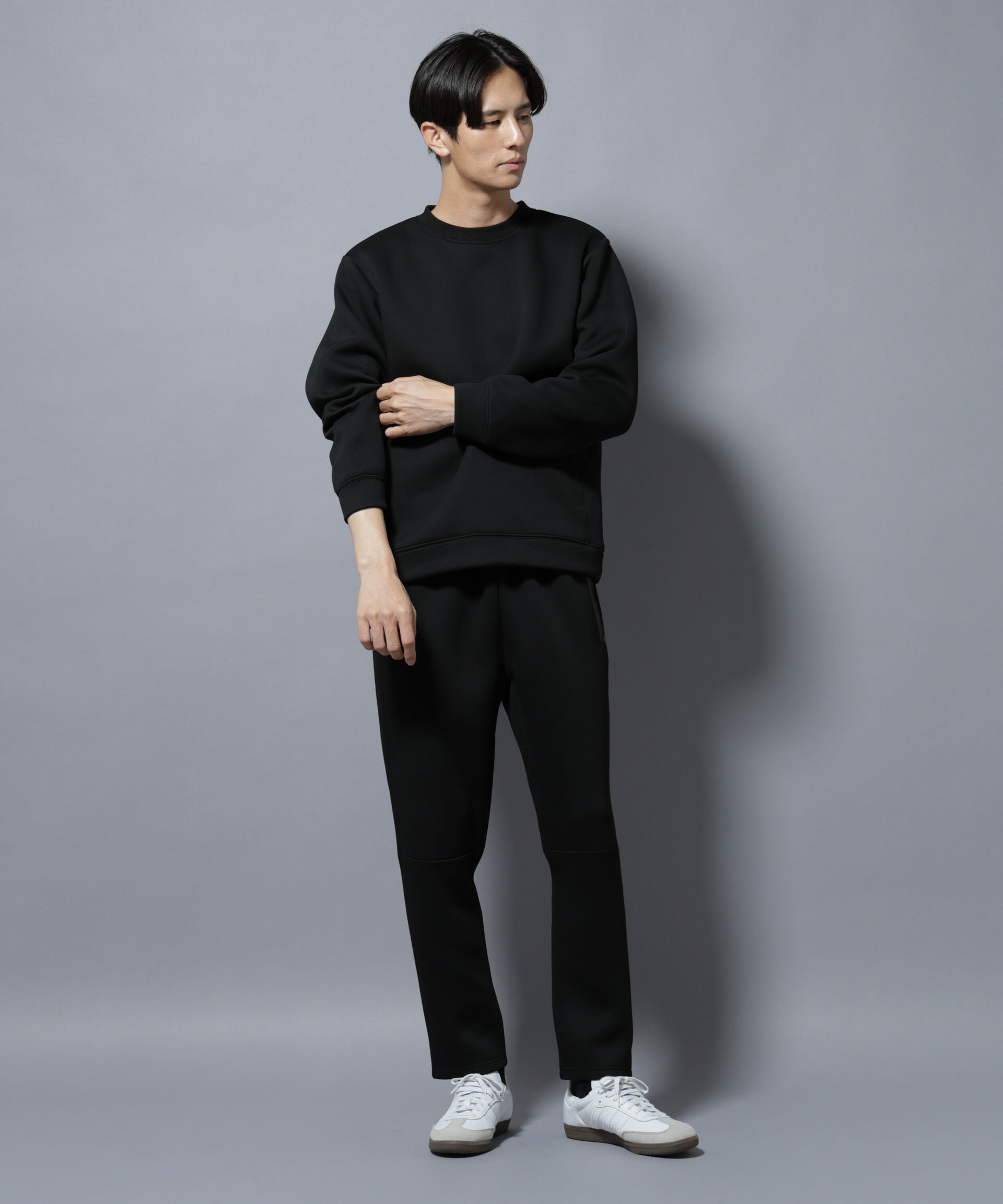 nano･universe「パネルダンボールジョガーパンツ（セットアップ可）」|チノ|