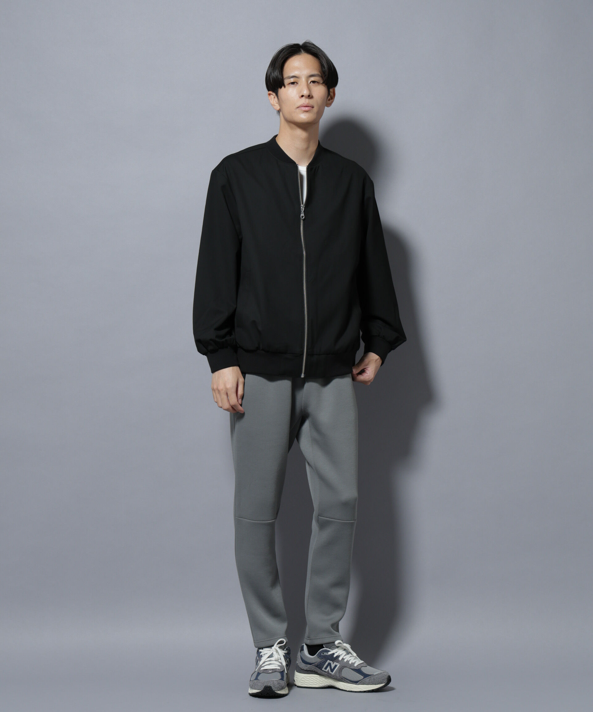 nano･universe「パネルダンボールジョガーパンツ（セットアップ可）」|チノ|