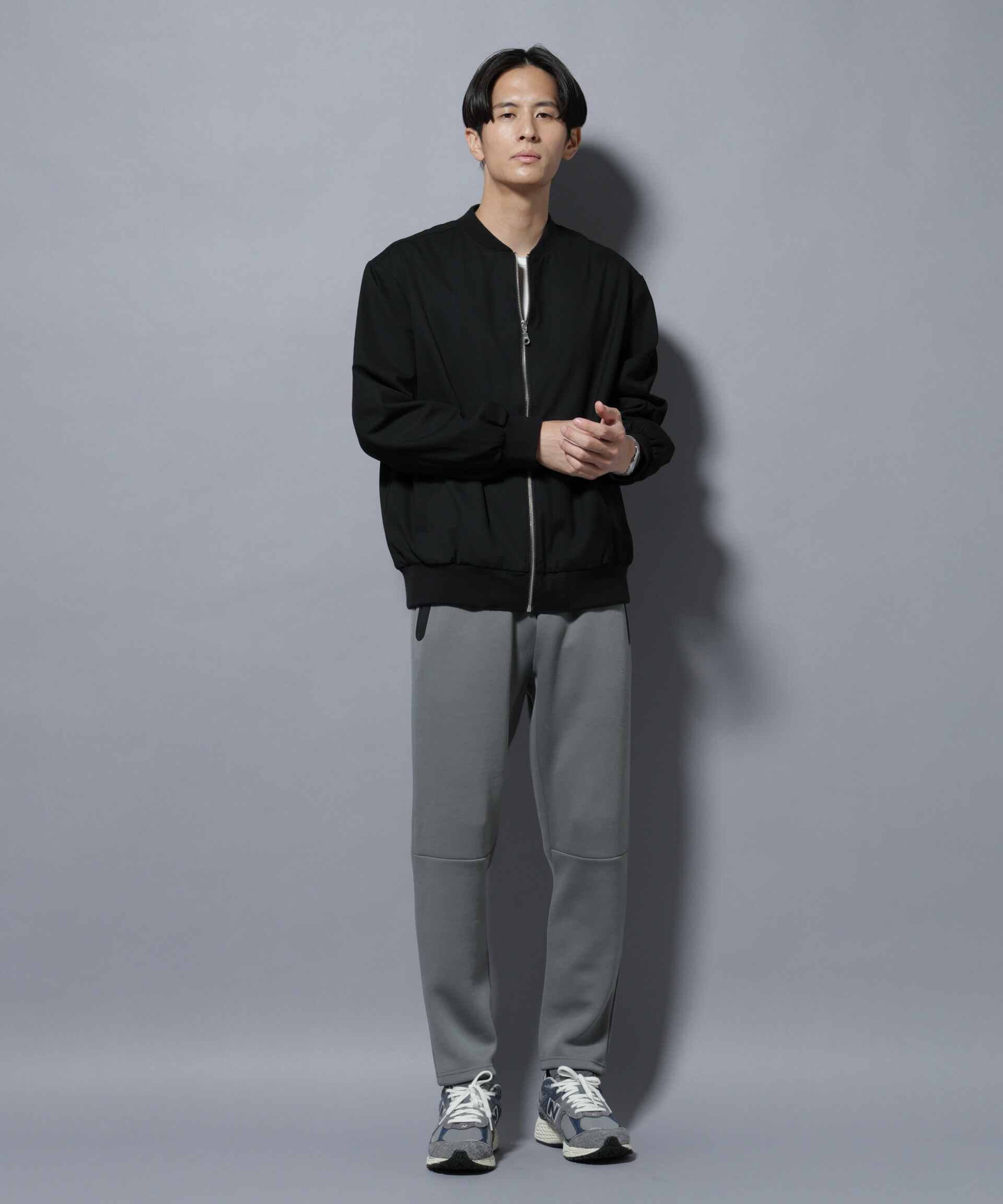 nano･universe「パネルダンボールジョガーパンツ（セットアップ可）」|チノ|