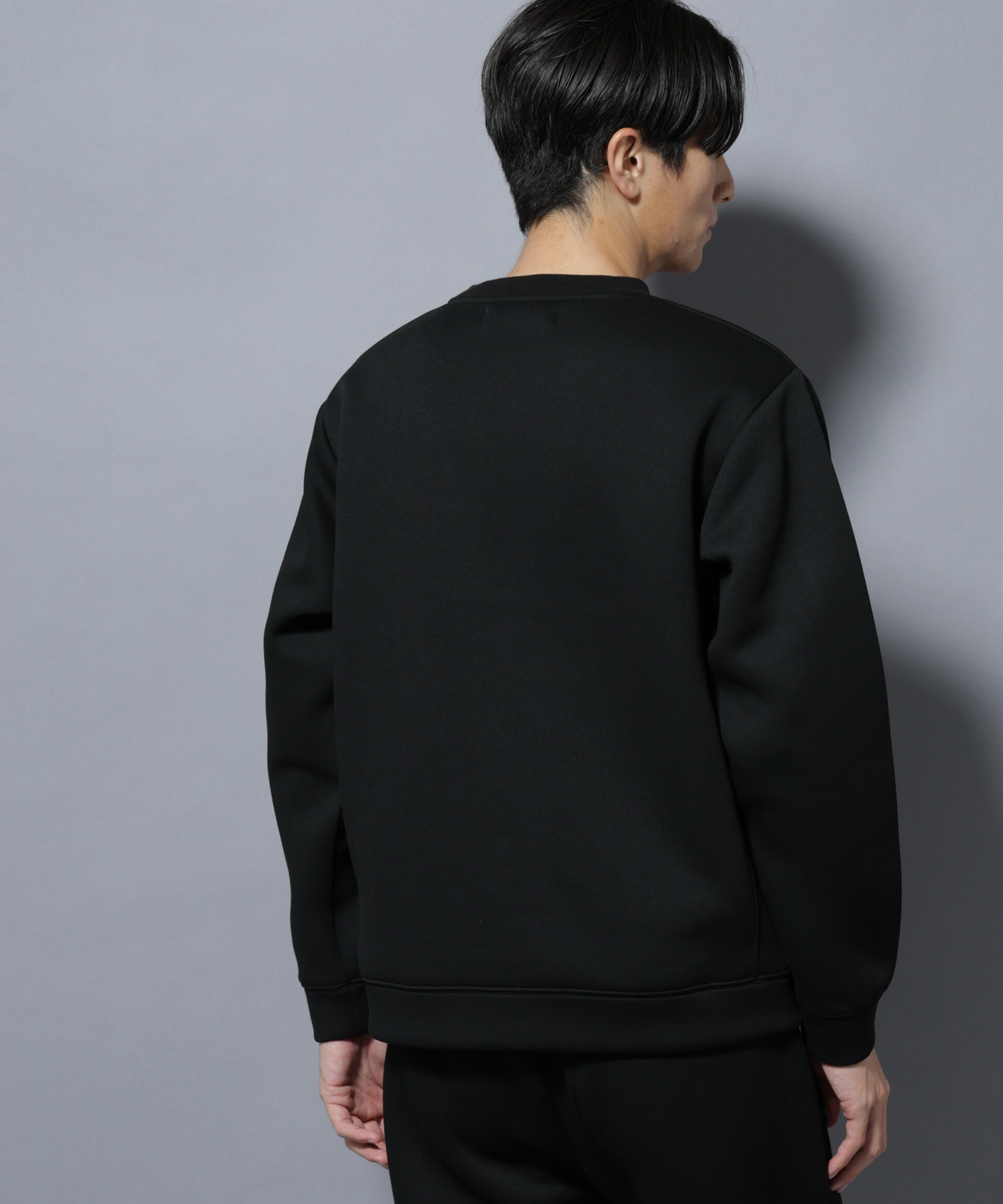 nano･universe「パネルダンボールプルオーバー 長袖(セットアップ可)」|Tシャツ・カットソー|