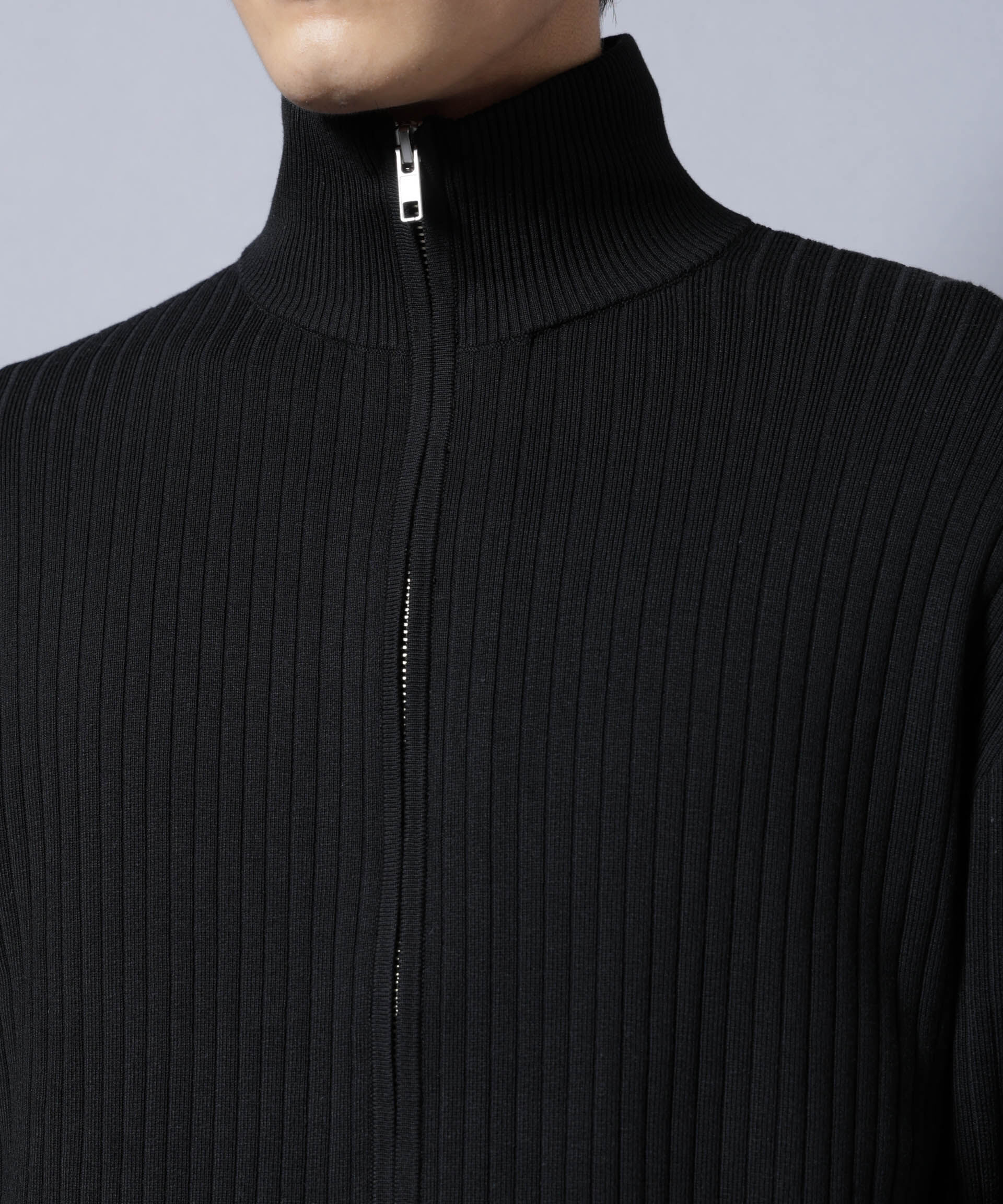 nano･universe「CICA&UVカット リブドライバーズニット」|ニット・セーター|