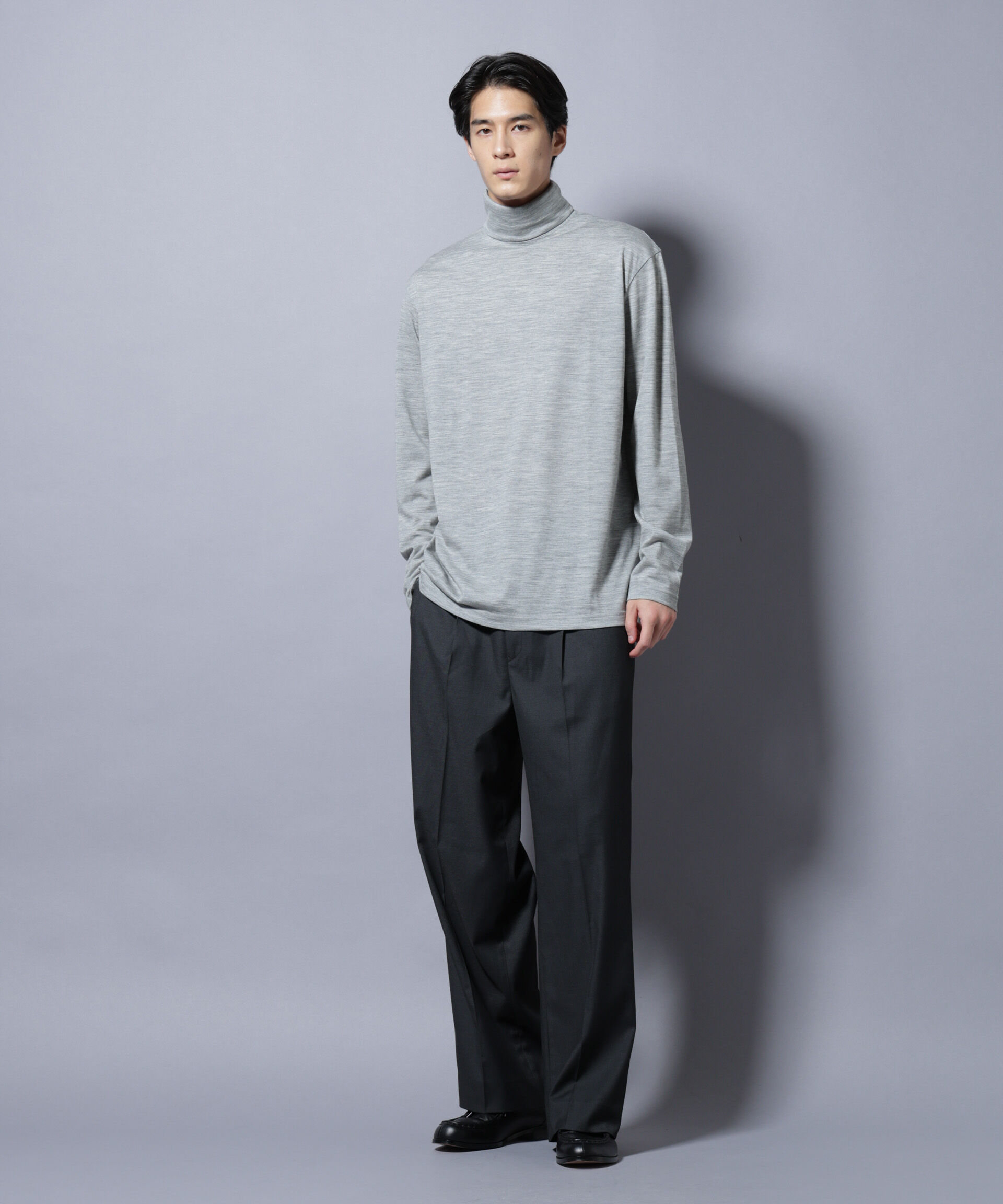 nano･universe「MIYATA&times;NANO JAPAN MADE 100%WOOL タートルネック」|Tシャツ・カットソー|