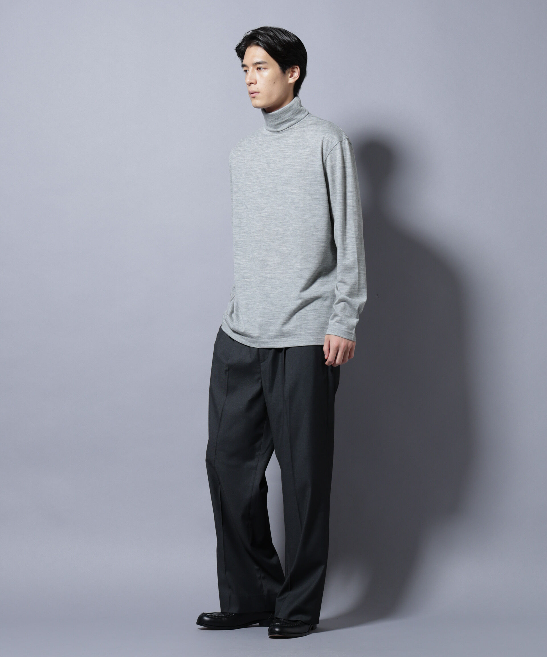 nano･universe「MIYATA&times;NANO JAPAN MADE 100%WOOL タートルネック」|Tシャツ・カットソー|