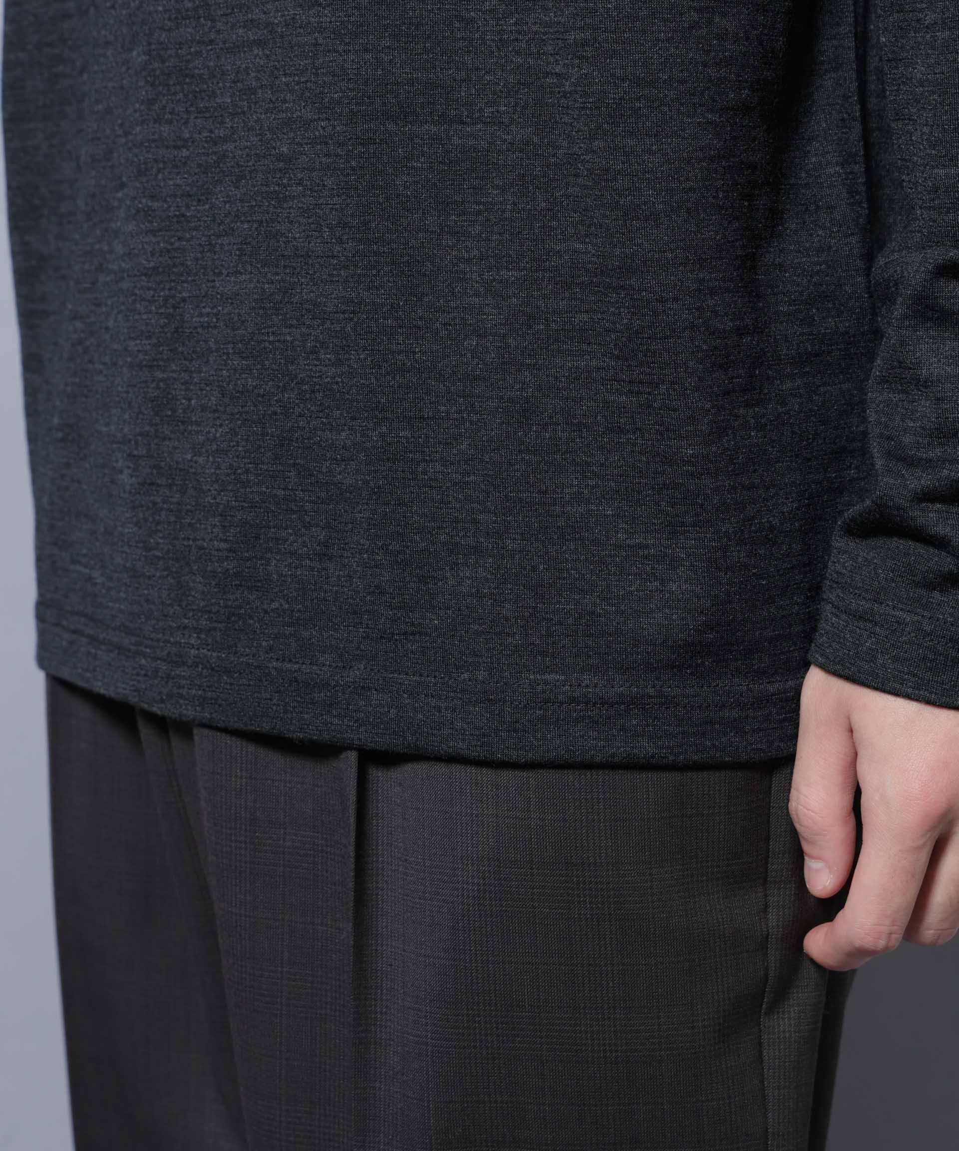 nano･universe「MIYATA&times;NANO JAPAN MADE 100%WOOL タートルネック」|Tシャツ・カットソー|