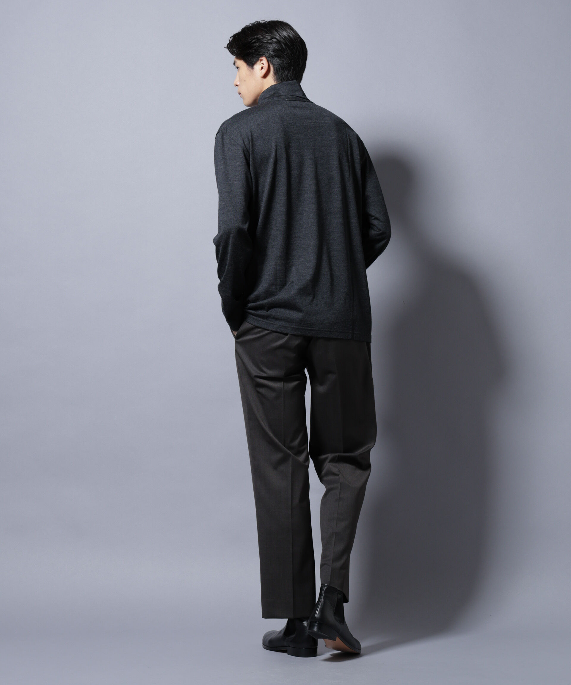 nano･universe「MIYATA&times;NANO JAPAN MADE 100%WOOL タートルネック」|Tシャツ・カットソー|