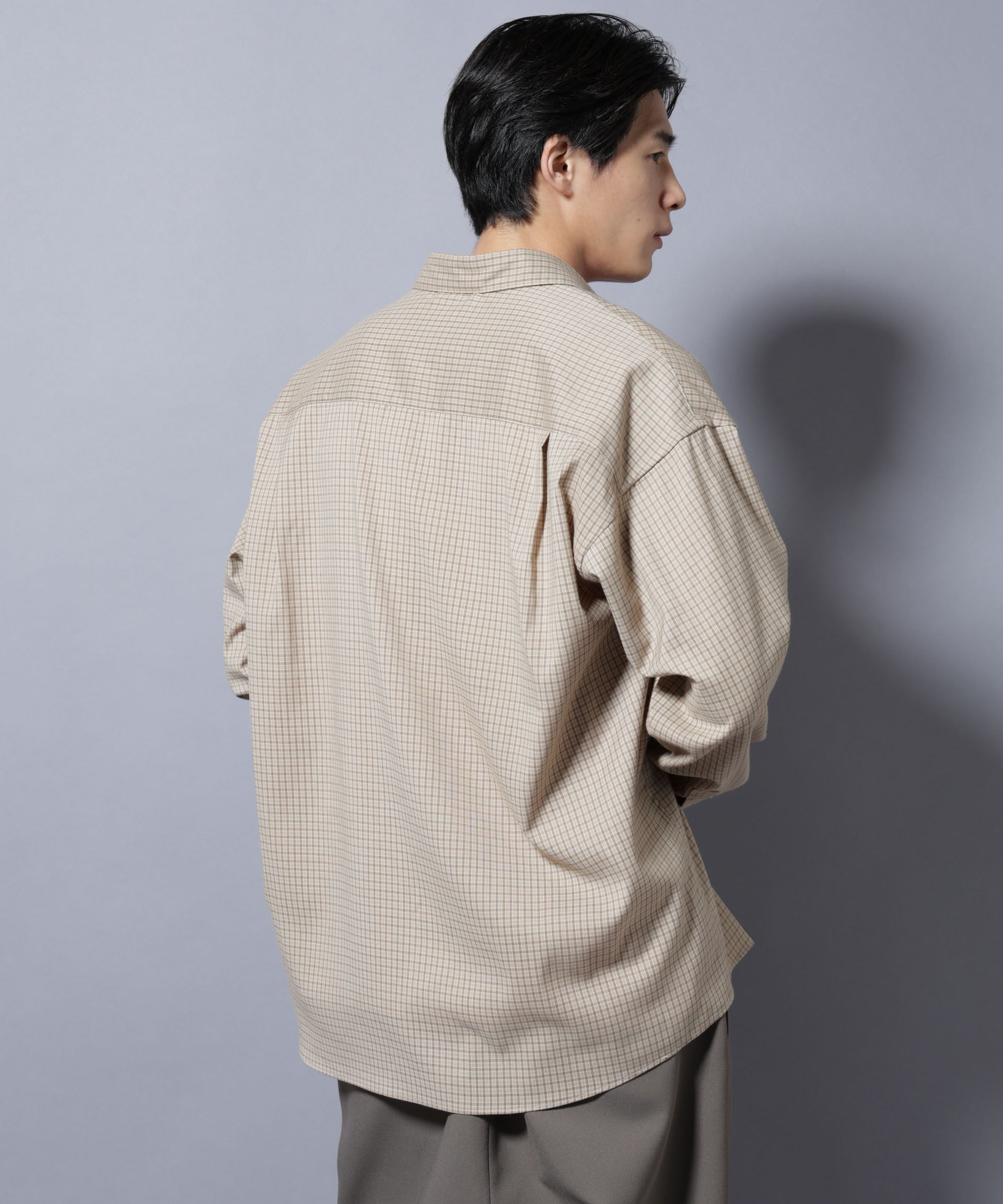 nano･universe「グランパチェックシャツ」|シャツ・ブラウス|