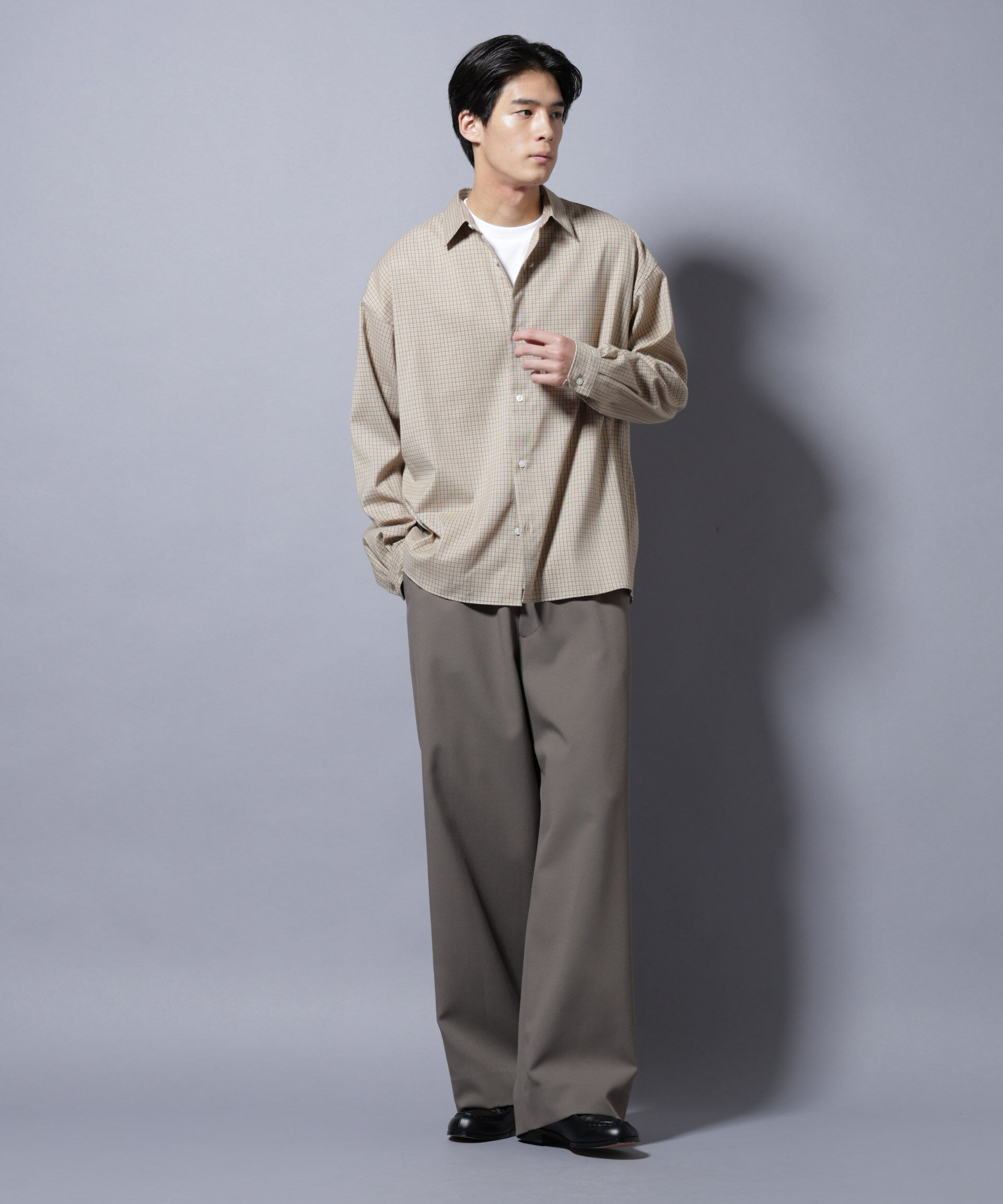 nano･universe「グランパチェックシャツ」|シャツ・ブラウス|