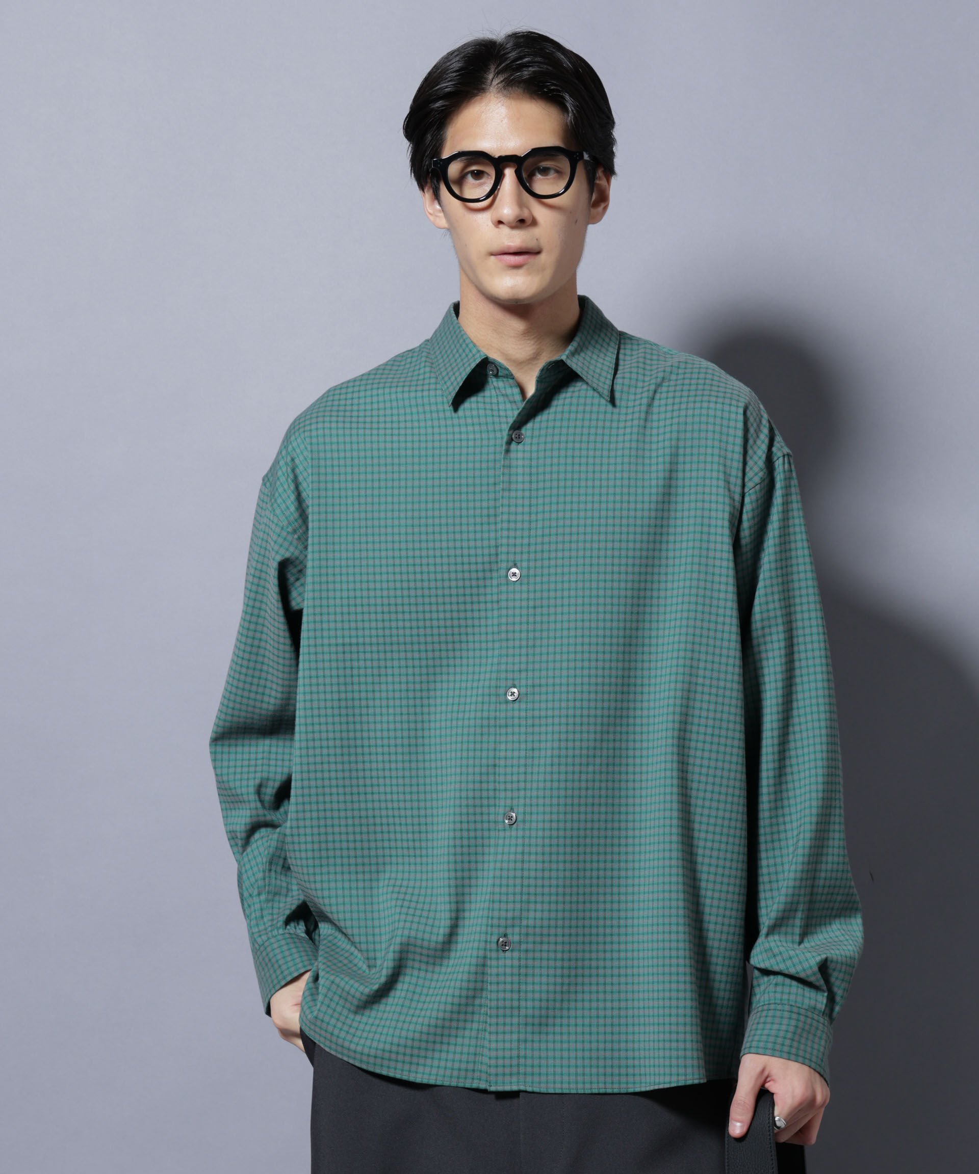 nano･universe「グランパチェックシャツ」|シャツ・ブラウス|