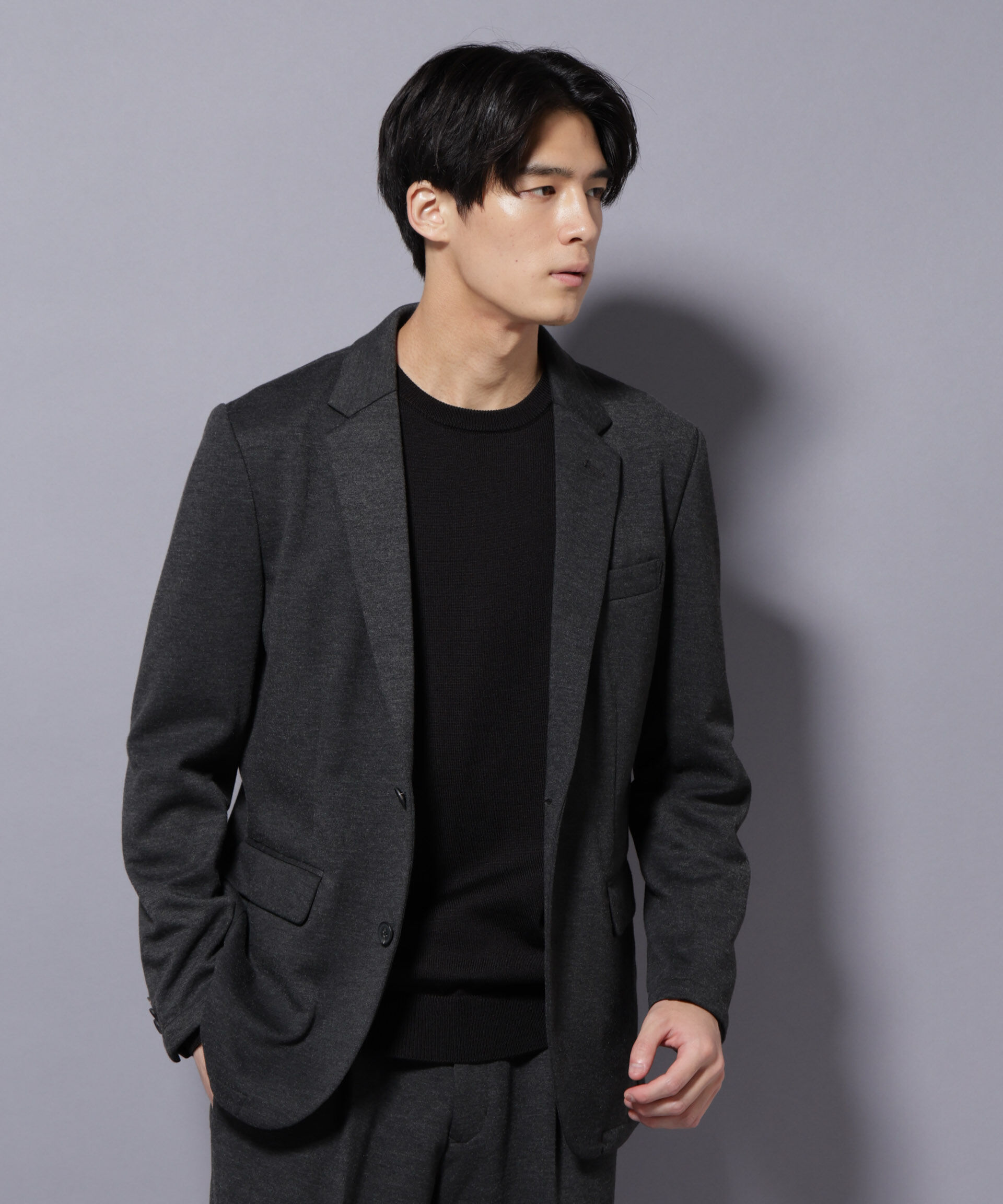 nano･universe「「Damerino」ポンチストレッチセットアップ」|スーツ|