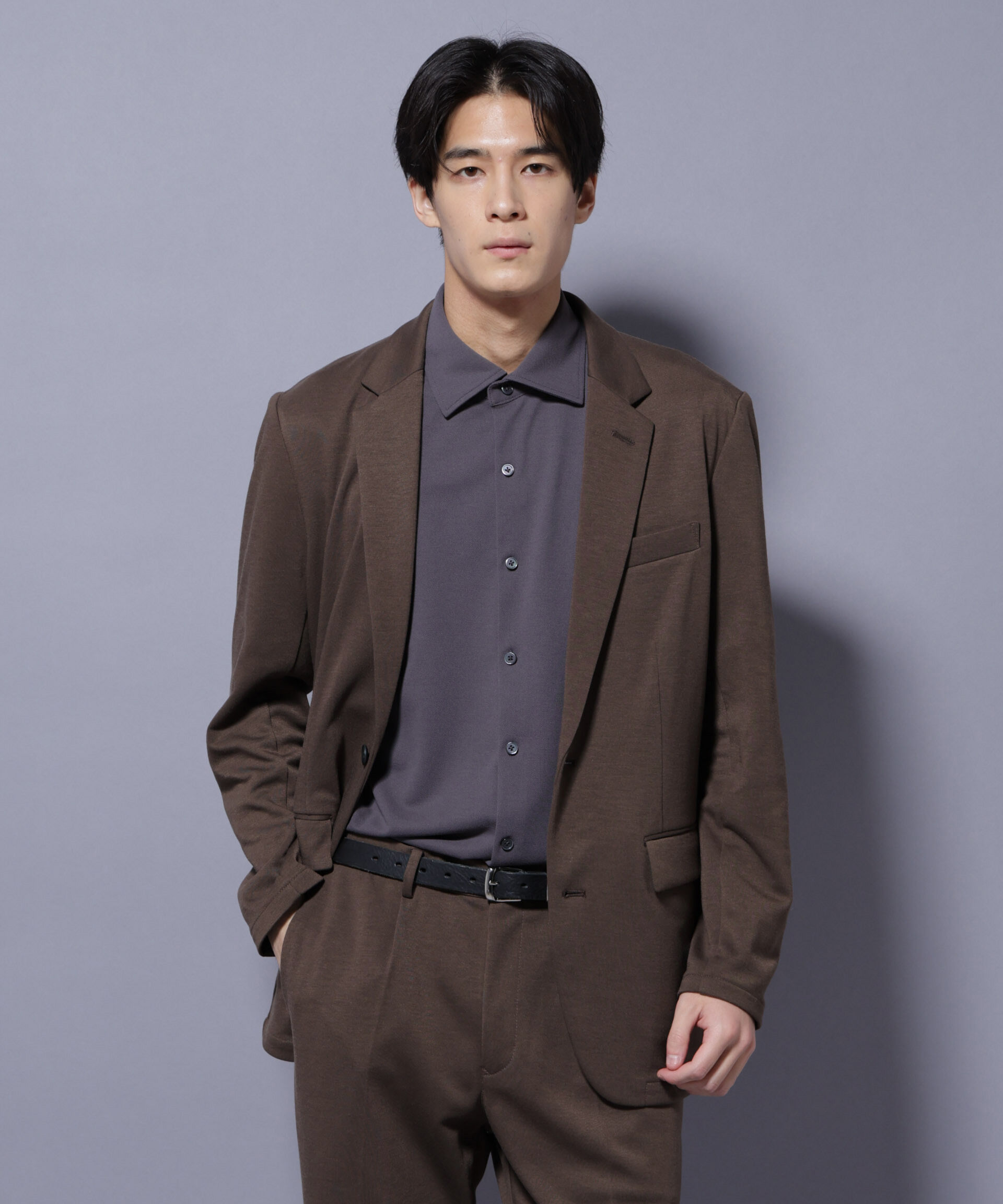 nano･universe「「Damerino」ポンチストレッチセットアップ」|スーツ|