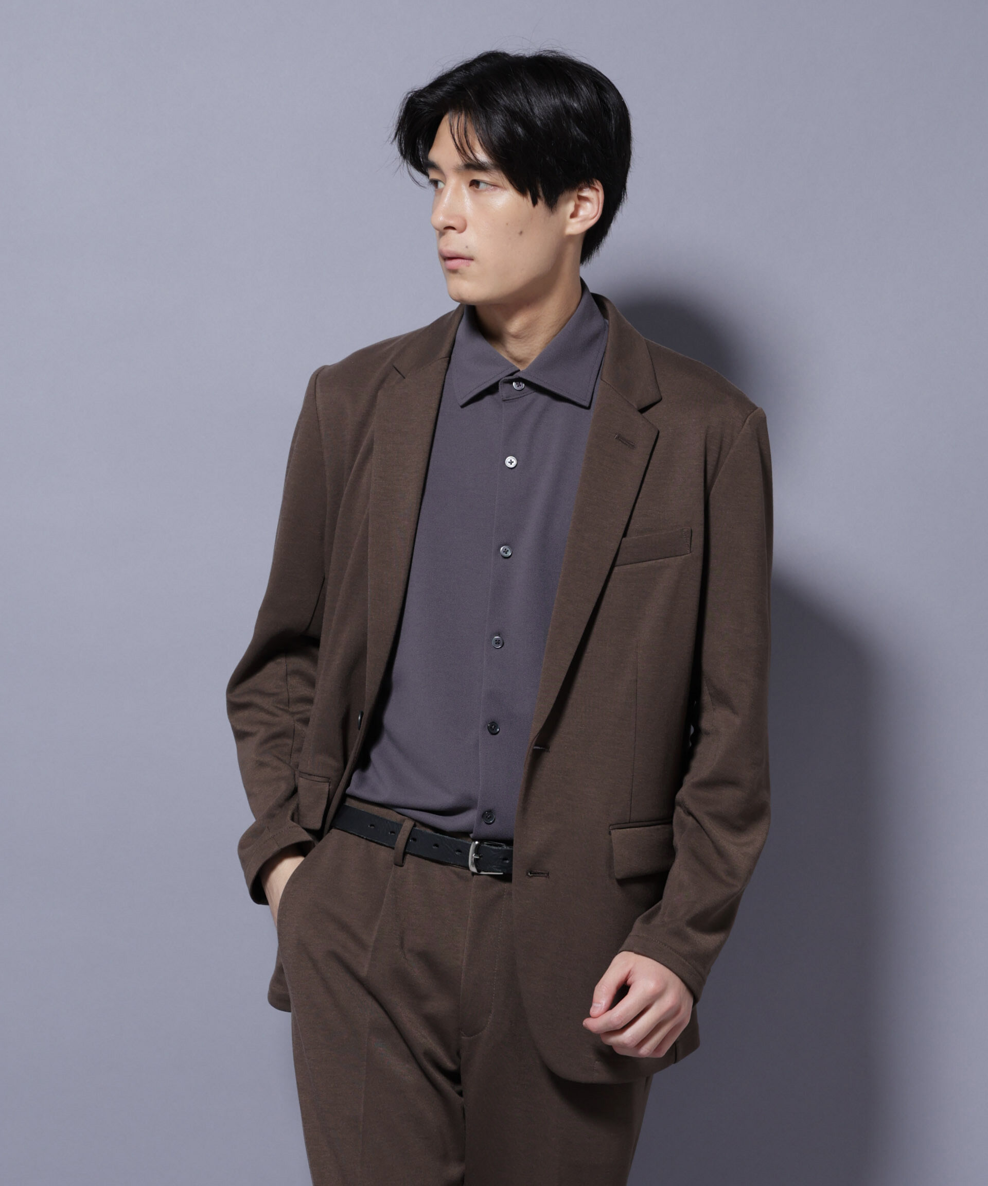 nano･universe「「Damerino」ポンチストレッチセットアップ」|スーツ|