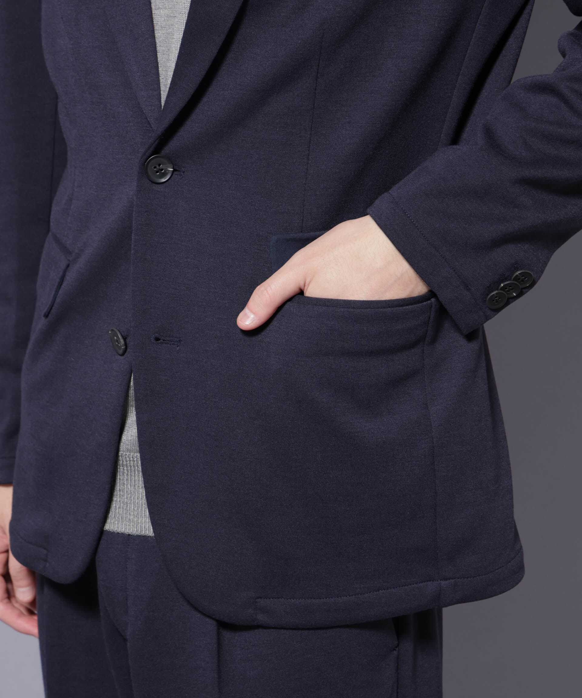 nano･universe「「Damerino」ポンチストレッチセットアップ」|スーツ|