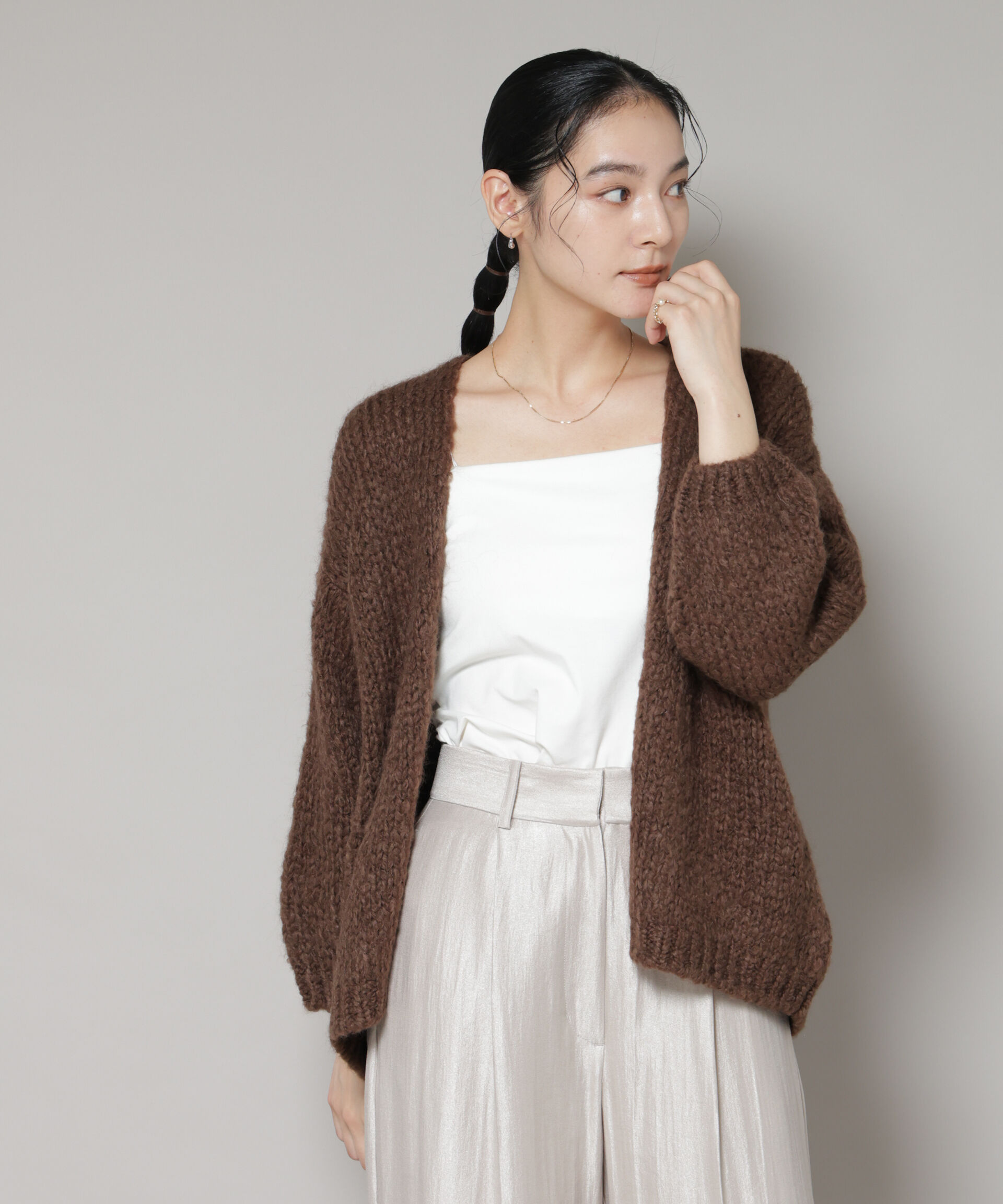 nano･universe「TRICOTS JEAN MARC/ニットカーディガン」|ニット・セーター|