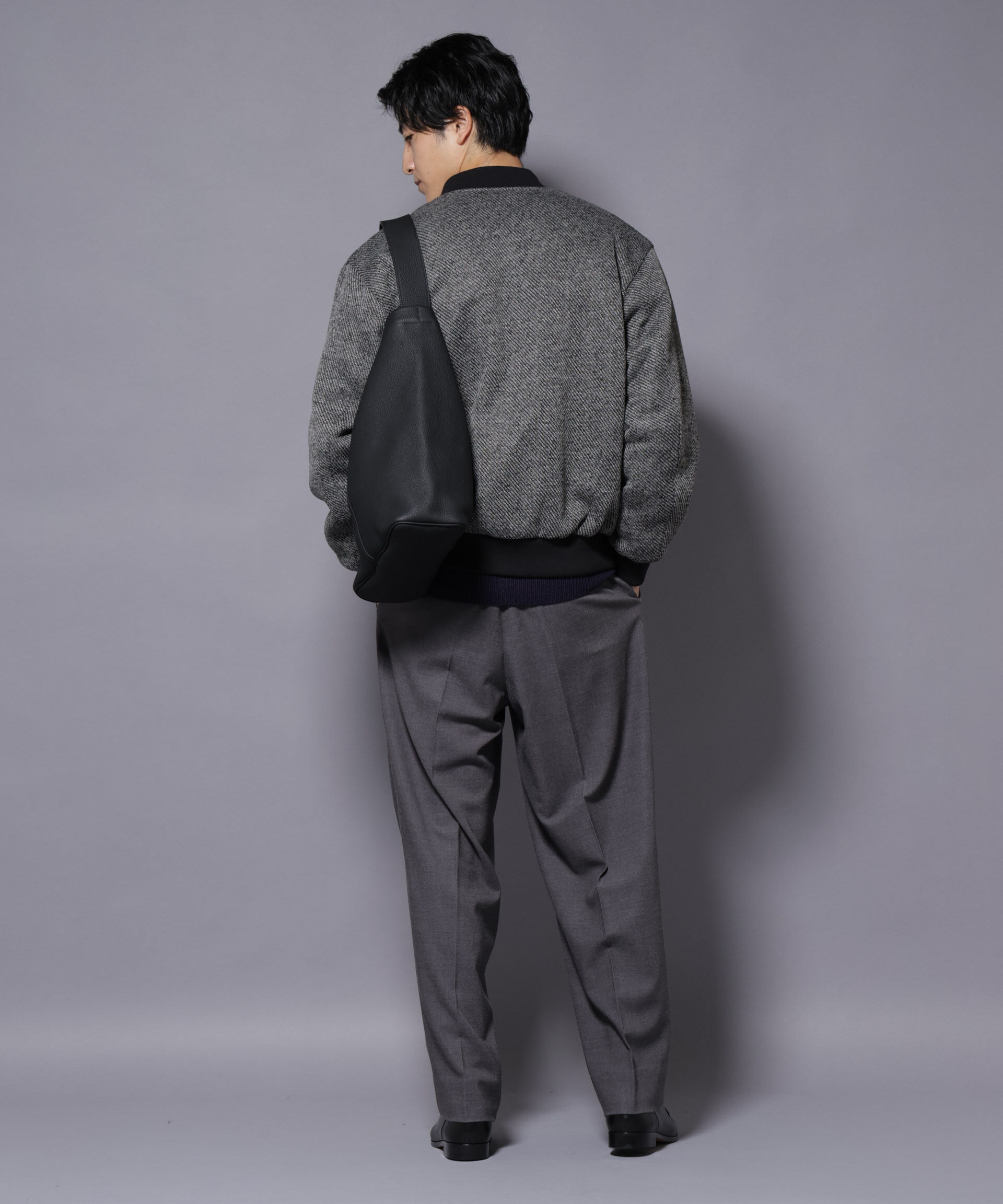 nano･universe「ニットフリースZIPブルゾン(セットアップ可)」|ブルゾン・スタジャン|