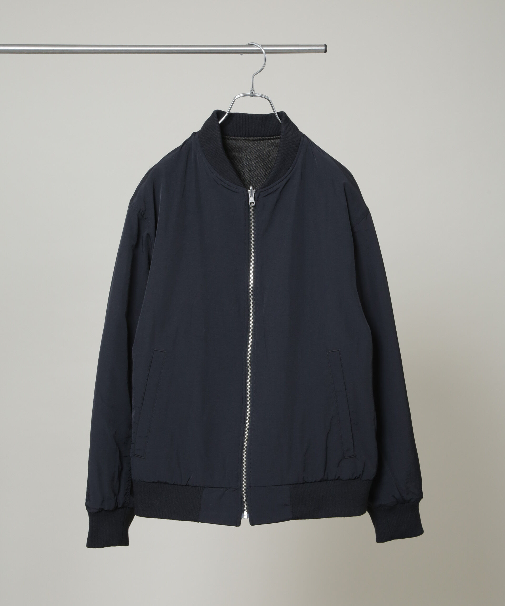 nano･universe「ニットフリースZIPブルゾン(セットアップ可)」|ブルゾン・スタジャン|