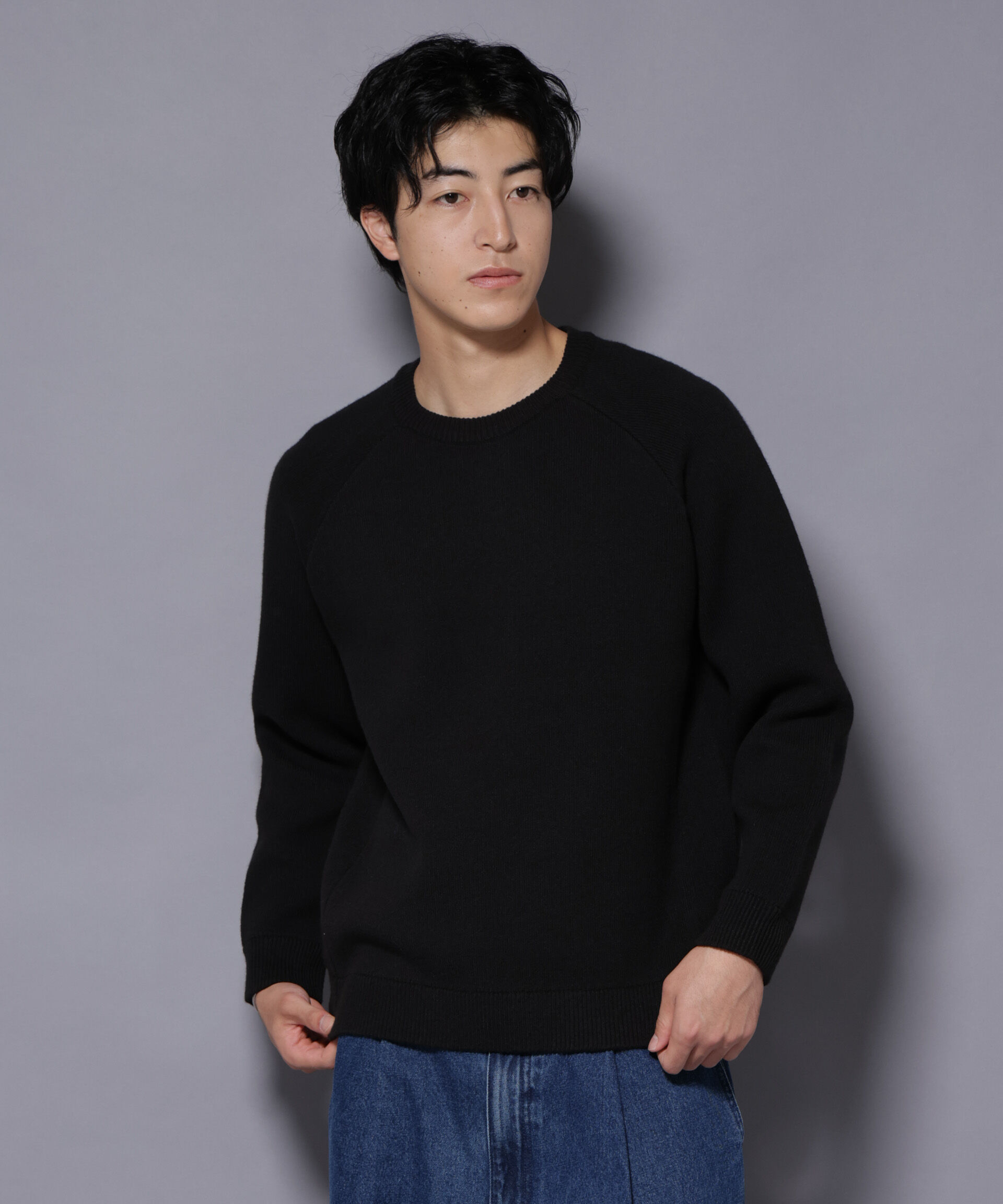 nano･universe「ウォッシャブル ダブルフェイスニット」|ニット・セーター|