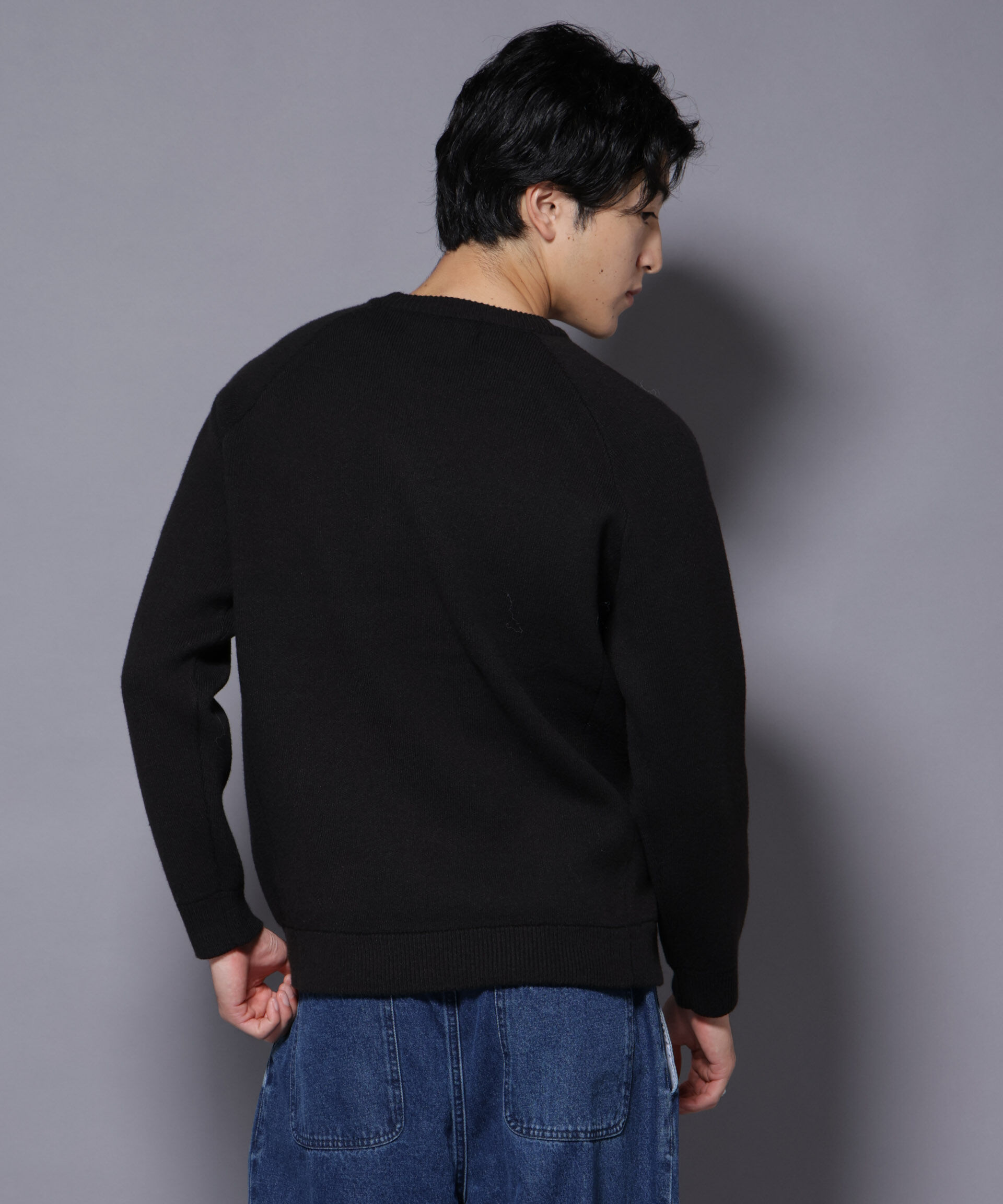 nano･universe「ウォッシャブル ダブルフェイスニット」|ニット・セーター|