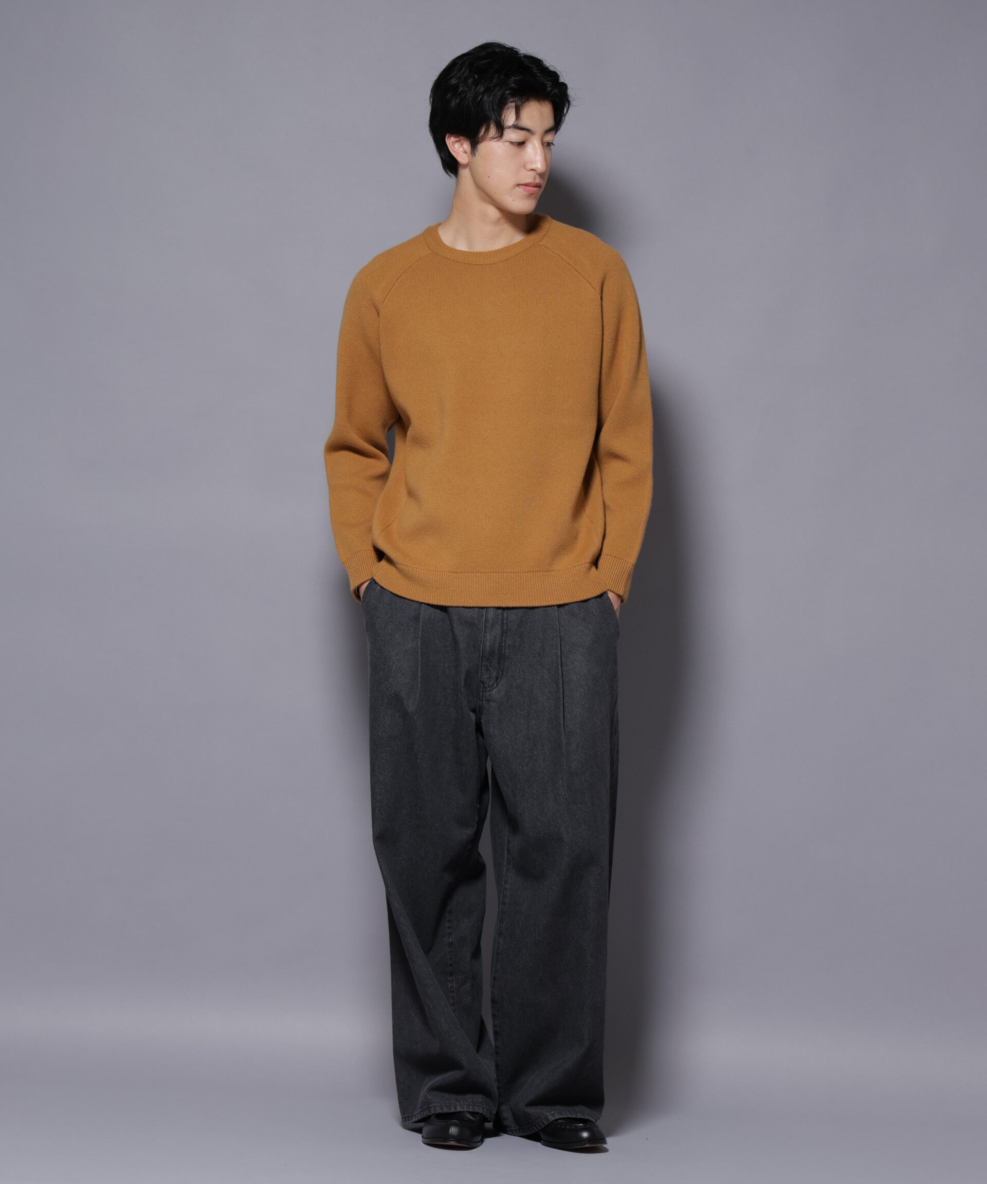 nano･universe「ウォッシャブル ダブルフェイスニット」|ニット・セーター|