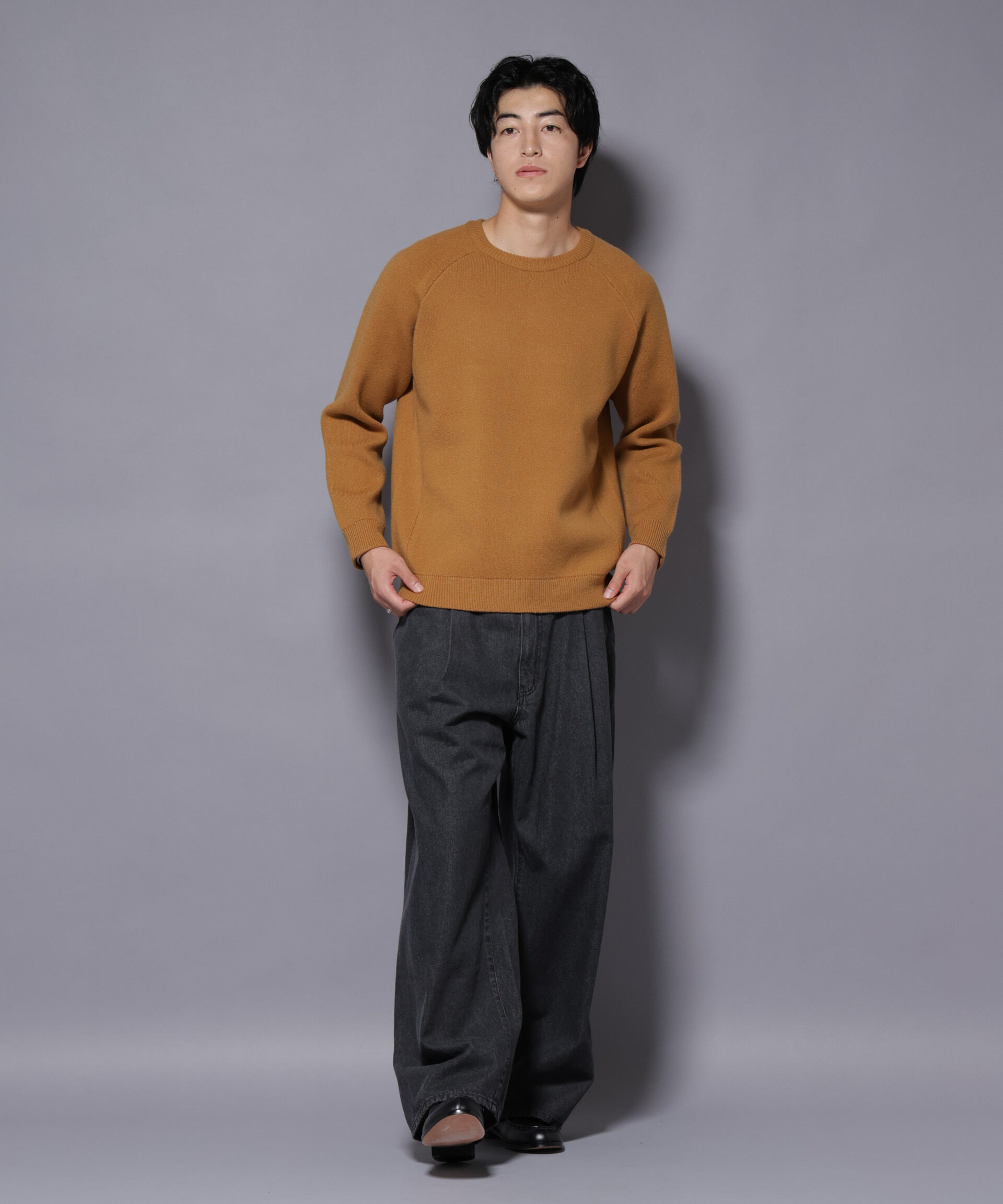 nano･universe「ウォッシャブル ダブルフェイスニット」|ニット・セーター|