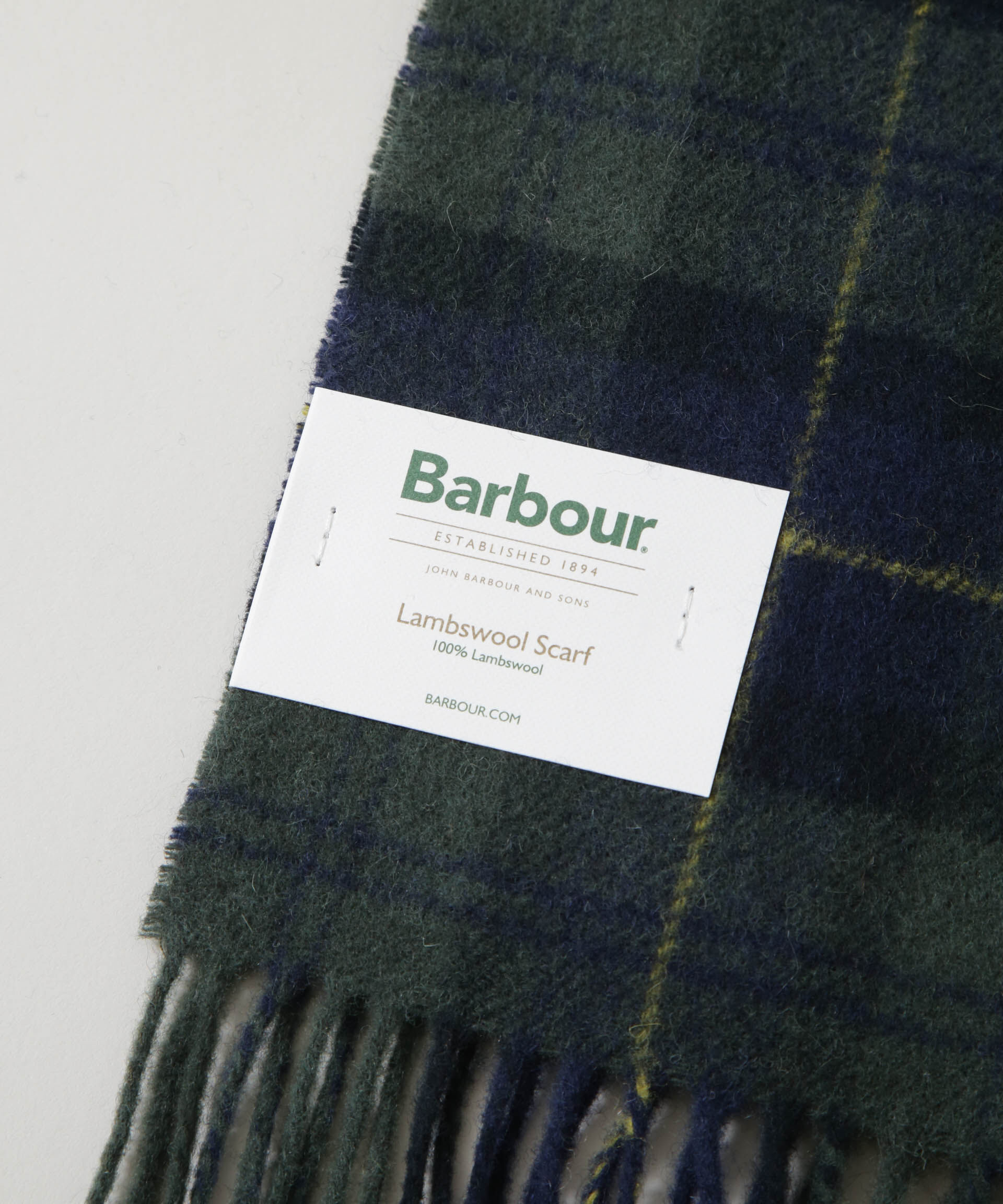 nano･universe「Barbour/BARBOUR TARTAN LAMBSWOOL SCARF」|マフラー|