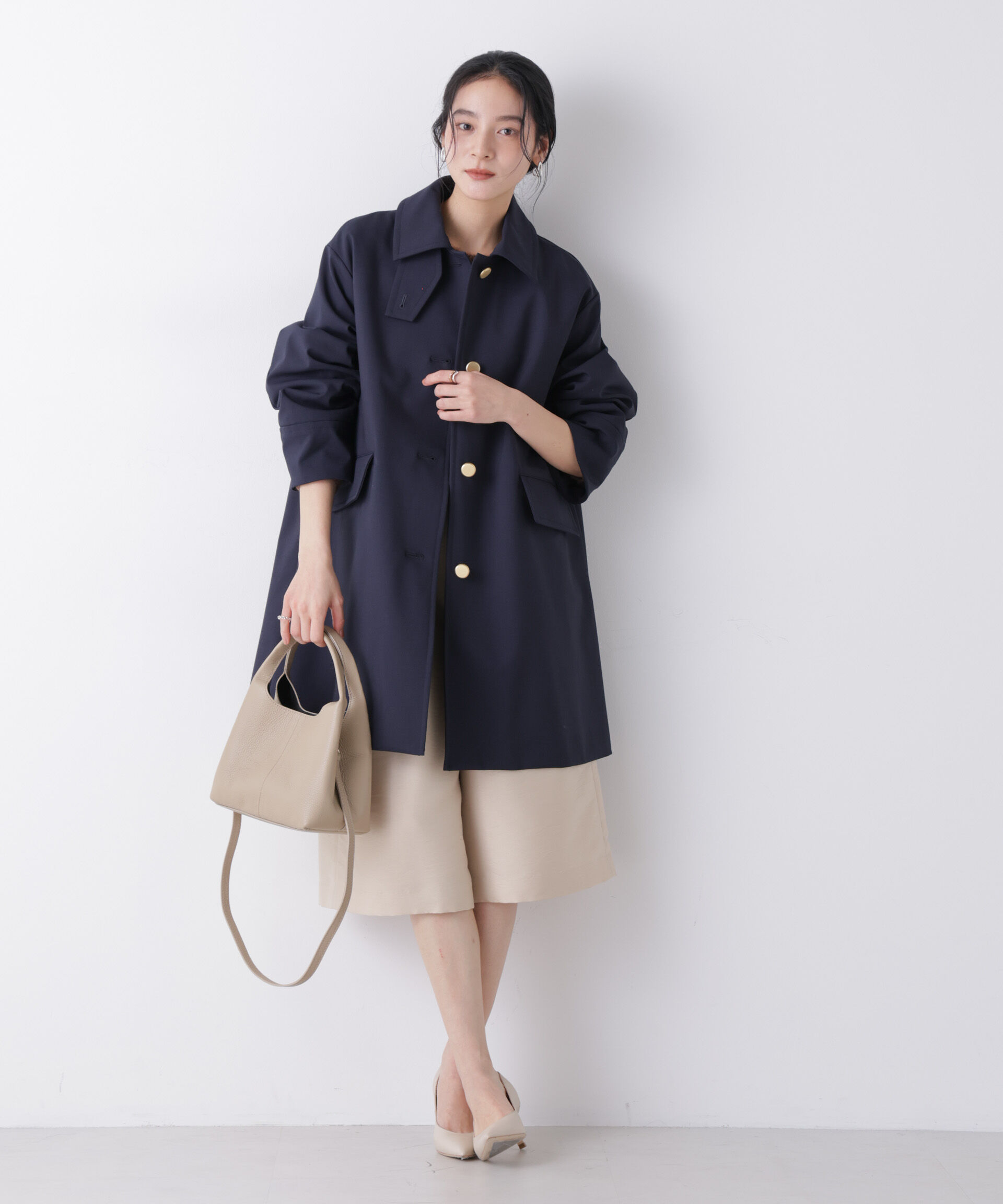 nano･universe「ボンディングステンカラーコート」|その他|