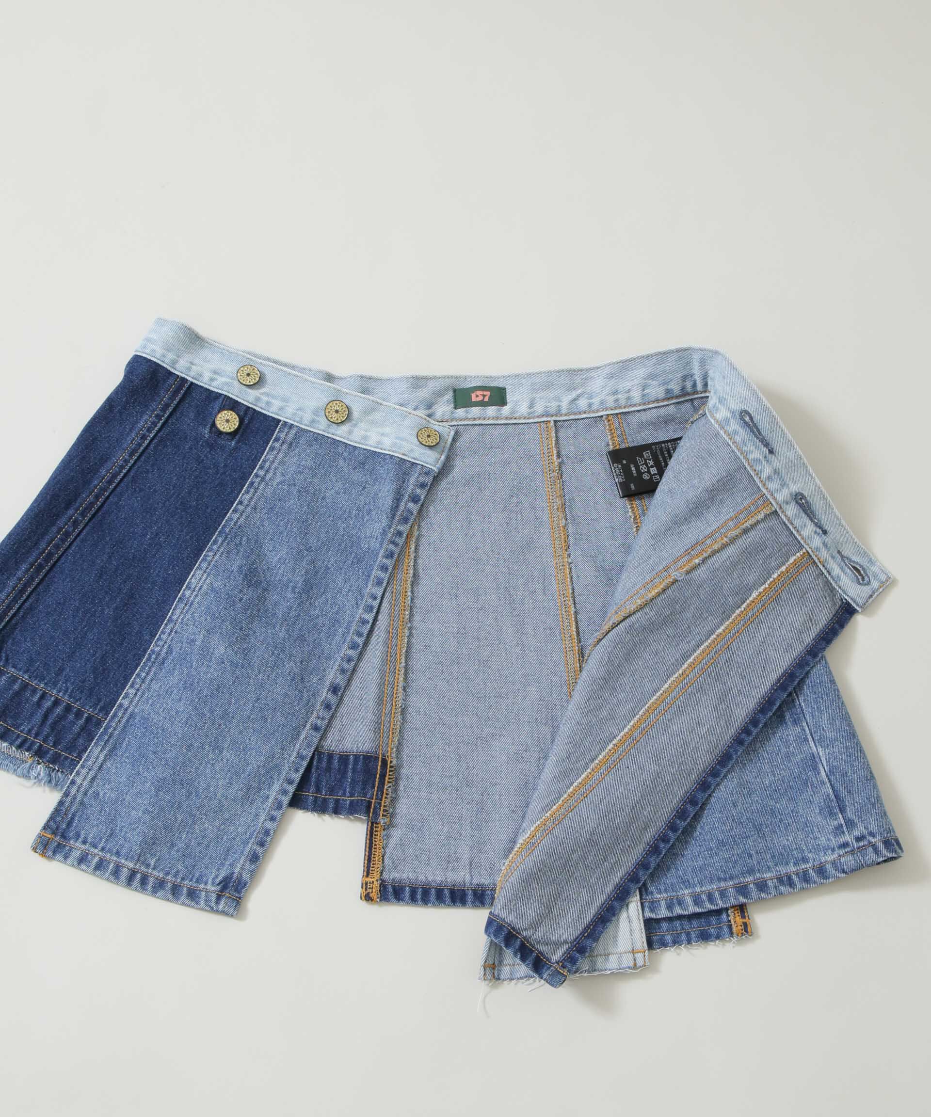 nano･universe「157/2WAY MINI WRAP SKIRT」|スカート|