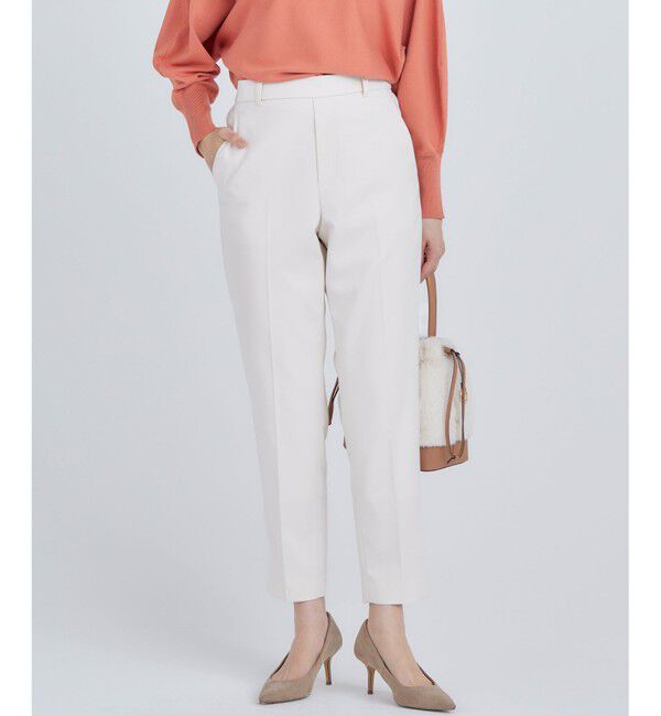 組曲「【WEB限定カラーあり】ウールライクストレッチ イージーパンツ」|その他|アイボリー系