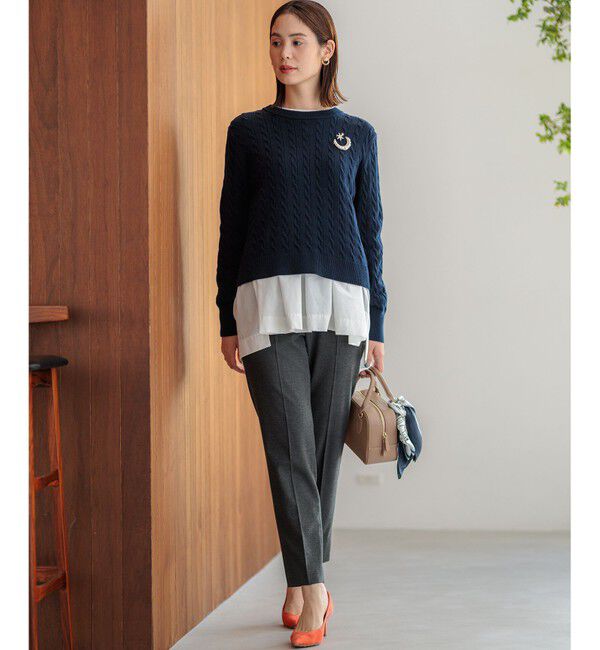 組曲「【WEB限定カラーあり】ウールライクストレッチ イージーパンツ」|その他|