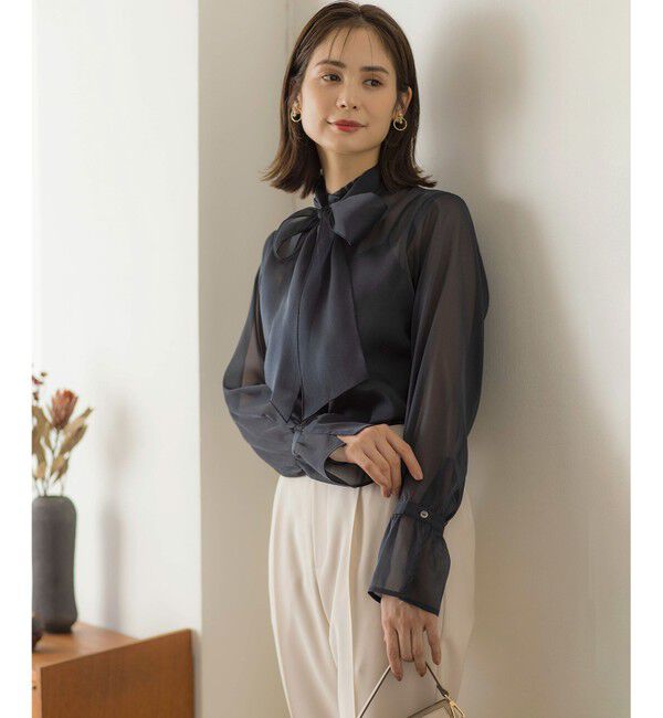 組曲「シャイニーオーガン ボウタイ付きブラウス」|シャツ・ブラウス|