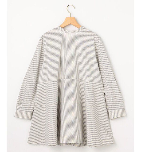 組曲「【前後着用可】コンパクトシャーティング チュニックブラウス」|シャツ・ブラウス|