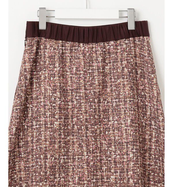 自由区「プリントジャガードストレッチ スカート」|スカート|