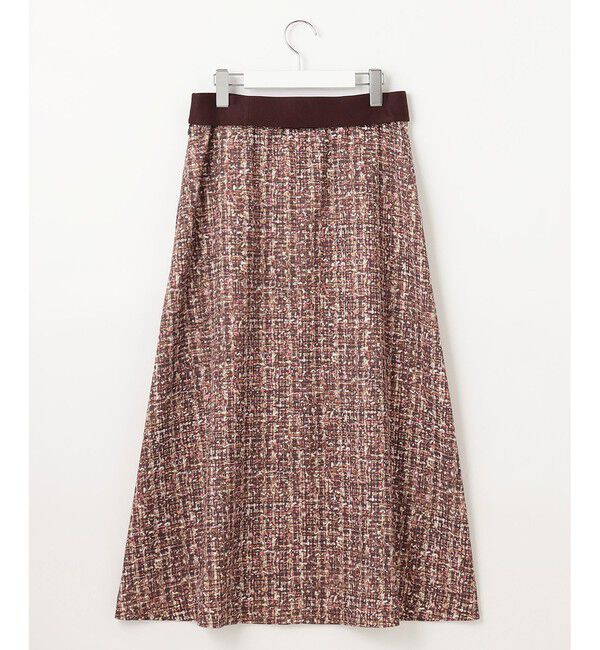 自由区「プリントジャガードストレッチ スカート」|スカート|