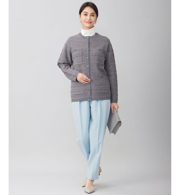 自由区「【洗える】オックスストレッチテーパード パンツ」|その他|