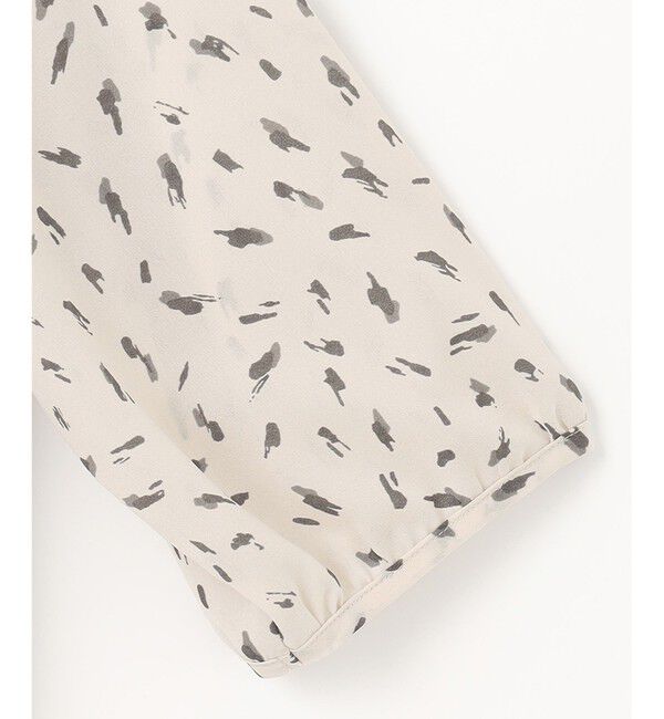 自由区「【洗える】ロイヤルシフォンドレープタイ半袖 ブラウス」|シャツ・ブラウス|