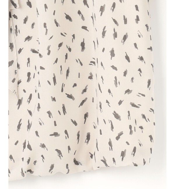 自由区「【洗える】ロイヤルシフォンドレープタイ半袖 ブラウス」|シャツ・ブラウス|