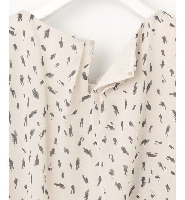 自由区「【洗える】ロイヤルシフォンドレープタイ半袖 ブラウス」|シャツ・ブラウス|