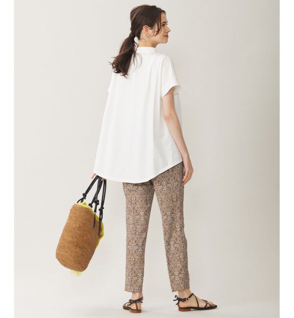 自由区「【洗える】ダマスクフローラルプリントテーパード パンツ」|その他|