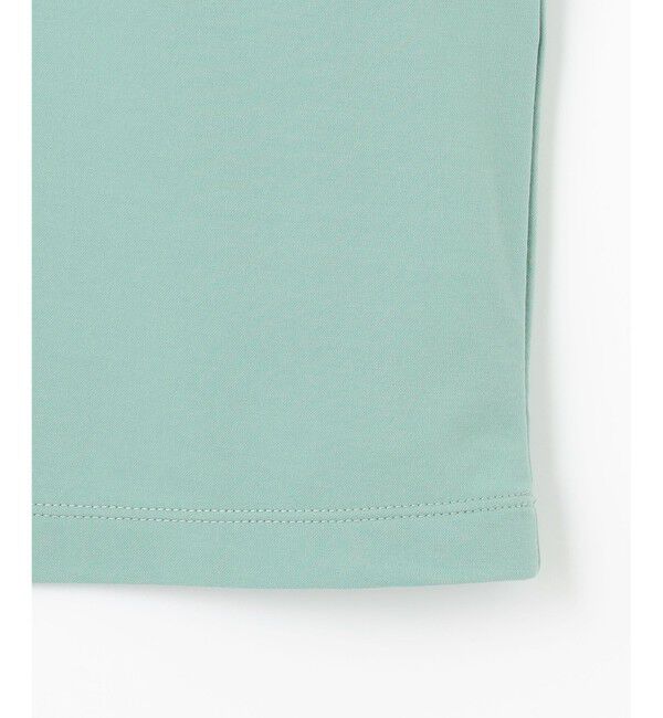 自由区「【接触冷感・UVカット・吸水速乾・抗菌防臭・洗える】ハイカウントクロップド丈 Tシャツ」|Tシャツ・カットソー|