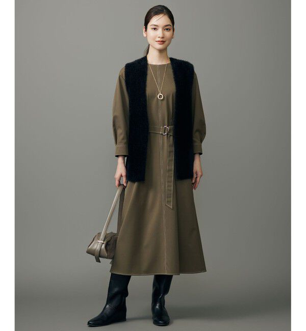 自由区「ニットファー ジレ」|ベスト・ジレ|