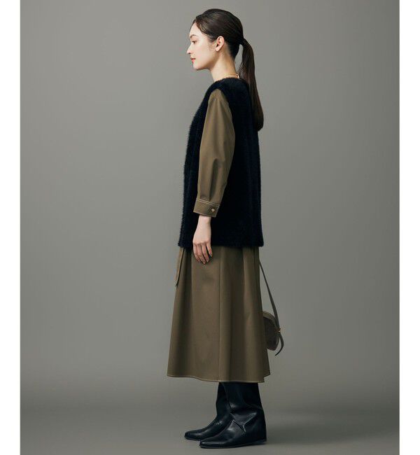 自由区「ニットファー ジレ」|ベスト・ジレ|