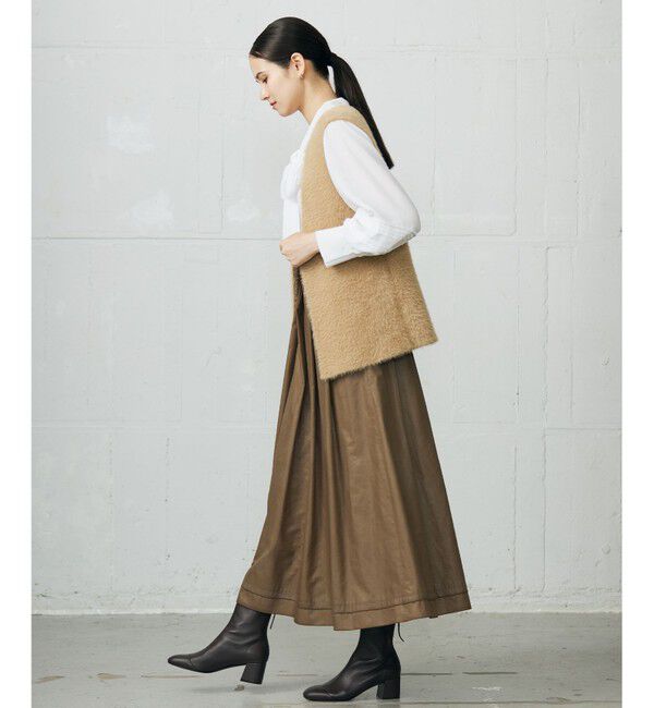 自由区「ニットファー ジレ」|ベスト・ジレ|