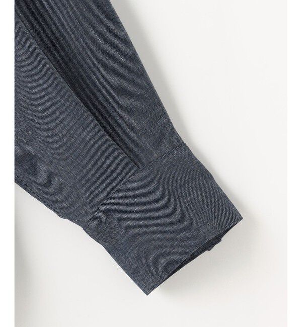 自由区「【大人の抜け感・セットアップ対応】ソフトリネンダンガリー シャツ」|シャツ・ブラウス|