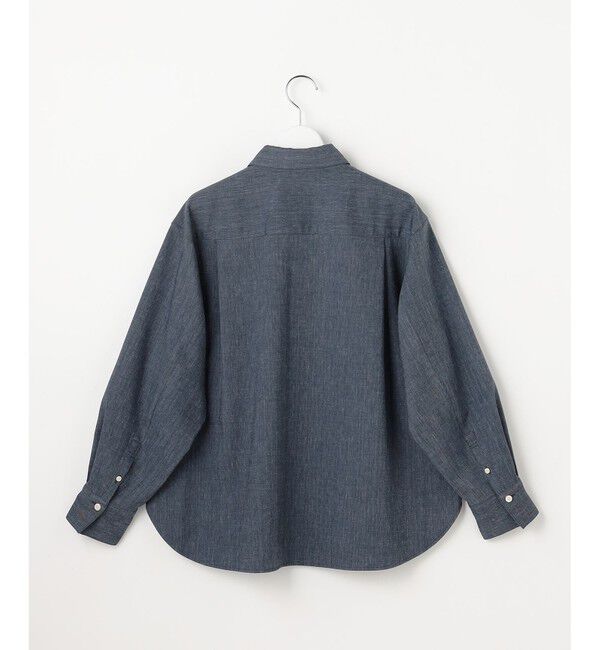 自由区「【大人の抜け感・セットアップ対応】ソフトリネンダンガリー シャツ」|シャツ・ブラウス|