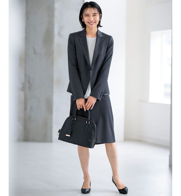 23区「【新色追加/セットアップ対応】ラフィーネウール 一つ釦 ジャケット」|テーラードジャケット|
