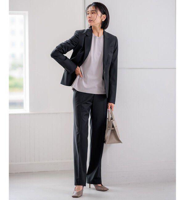 23区「【新色追加/セットアップ対応】ラフィーネウール 一つ釦 ジャケット」|テーラードジャケット|